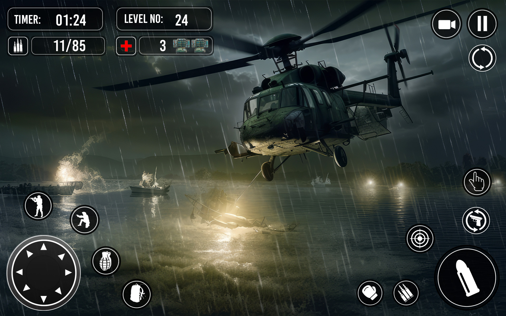اسکرین شات 2 بازی Gunship Battle: Shooting Games