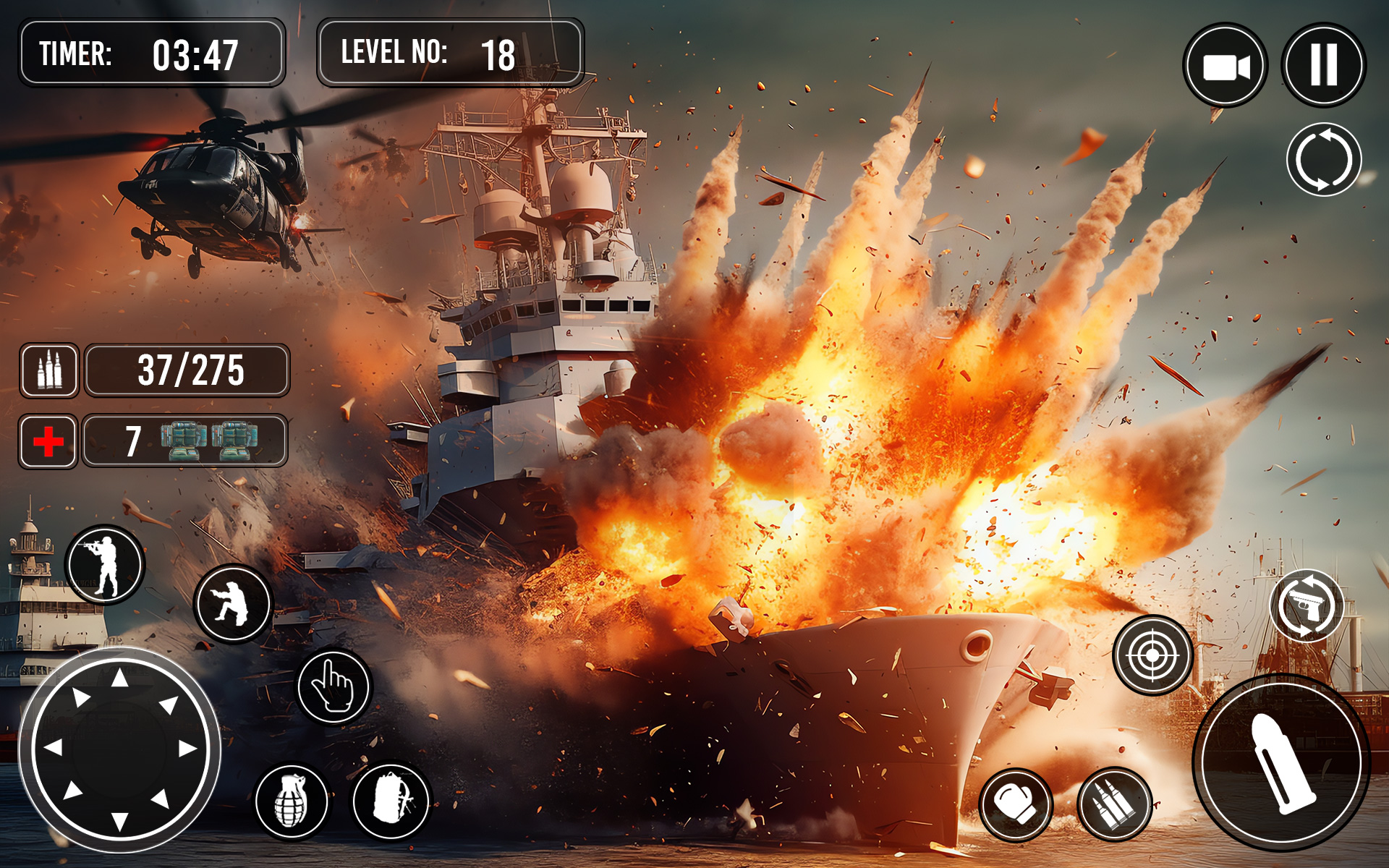 اسکرین شات 5 بازی Gunship Battle: Shooting Games