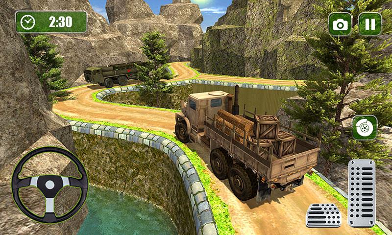 اسکرین شات 4 بازی Offroad US Army Truck Driving