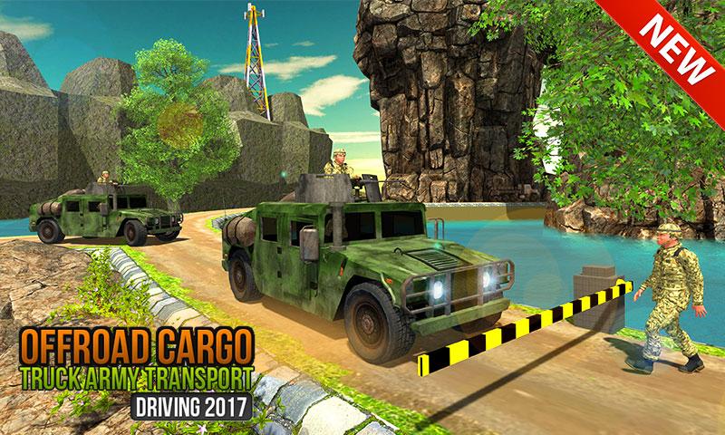 اسکرین شات 2 بازی Offroad US Army Truck Driving