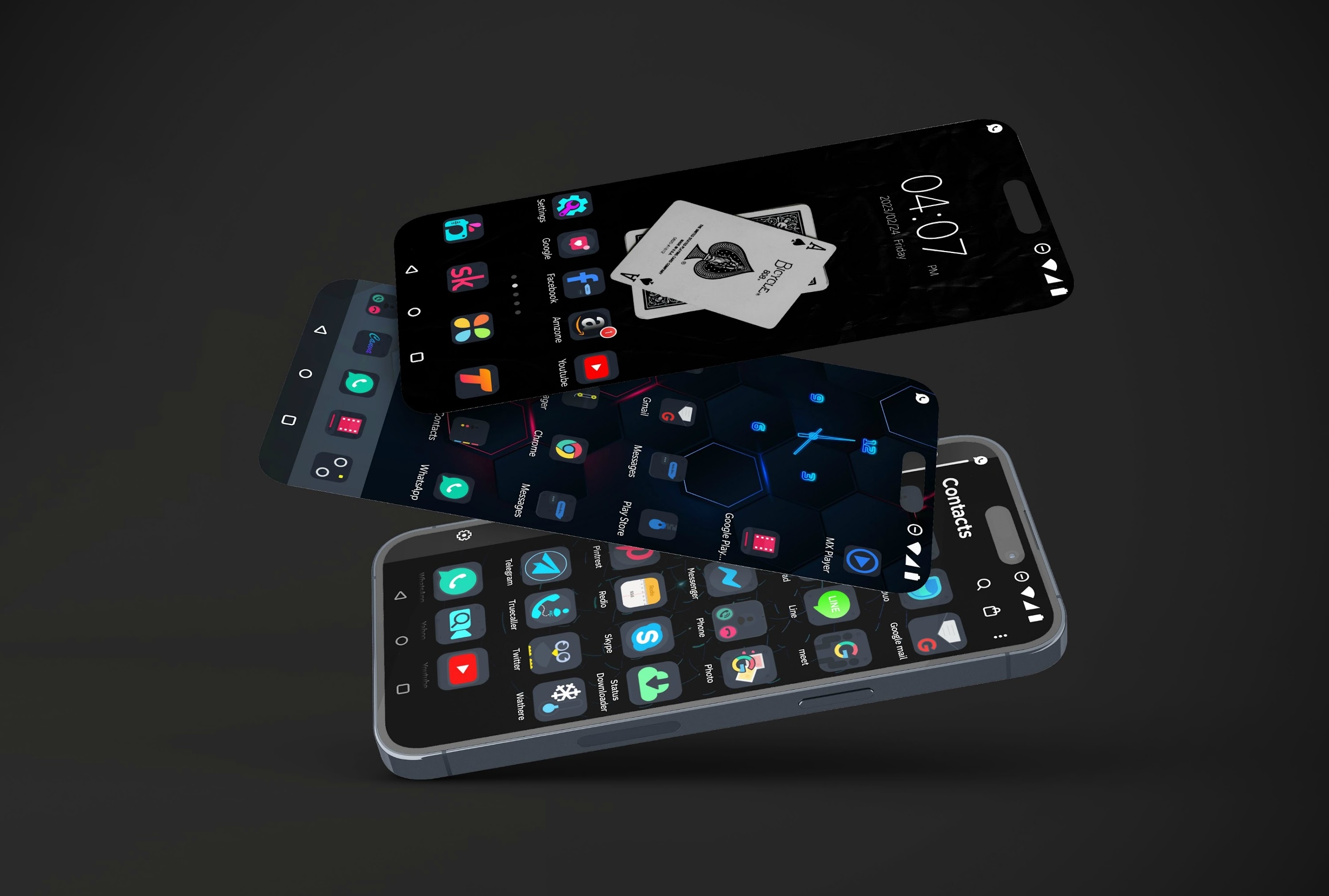 اسکرین شات 2 برنامه Black Theme