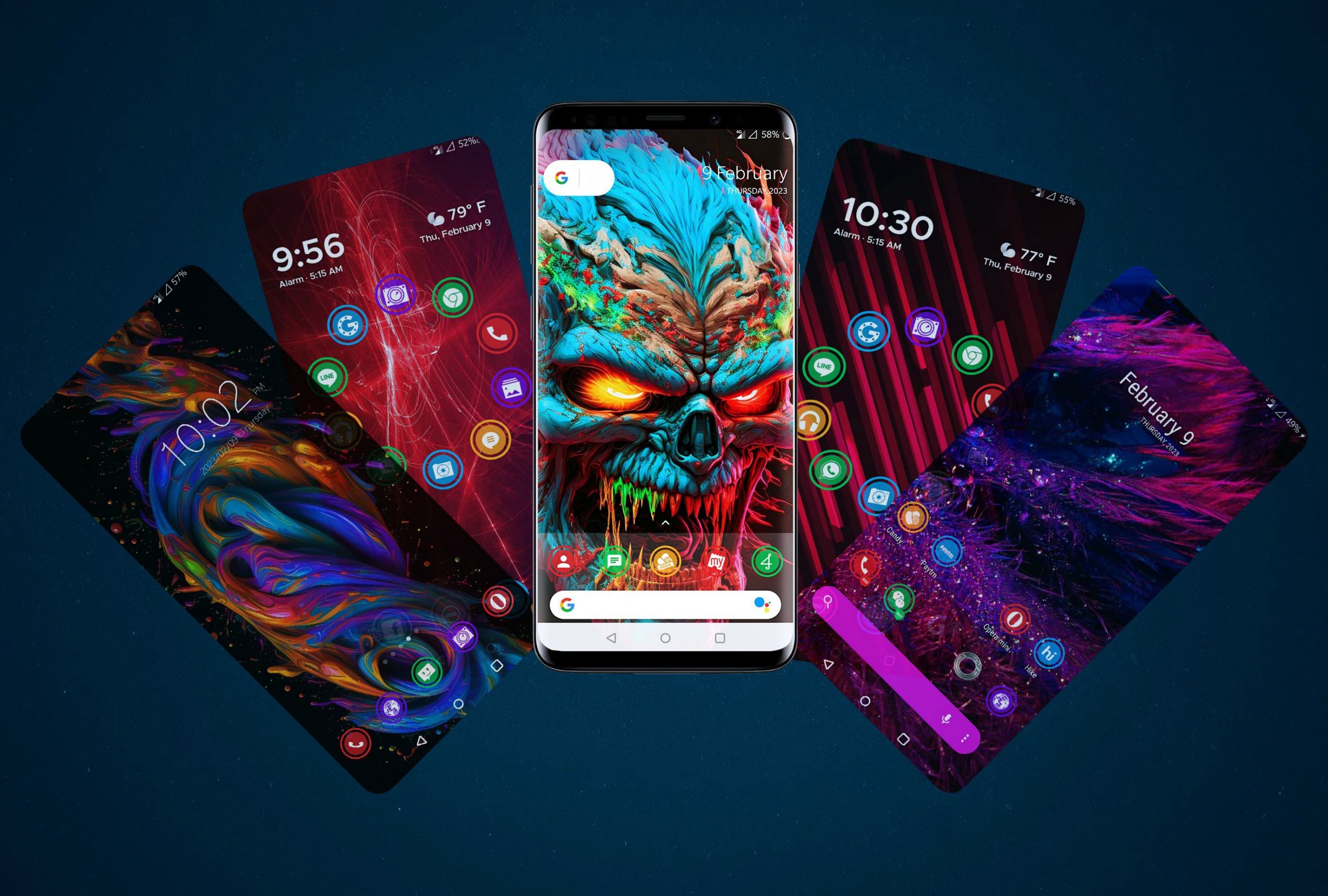 اسکرین شات 1 برنامه Themes App