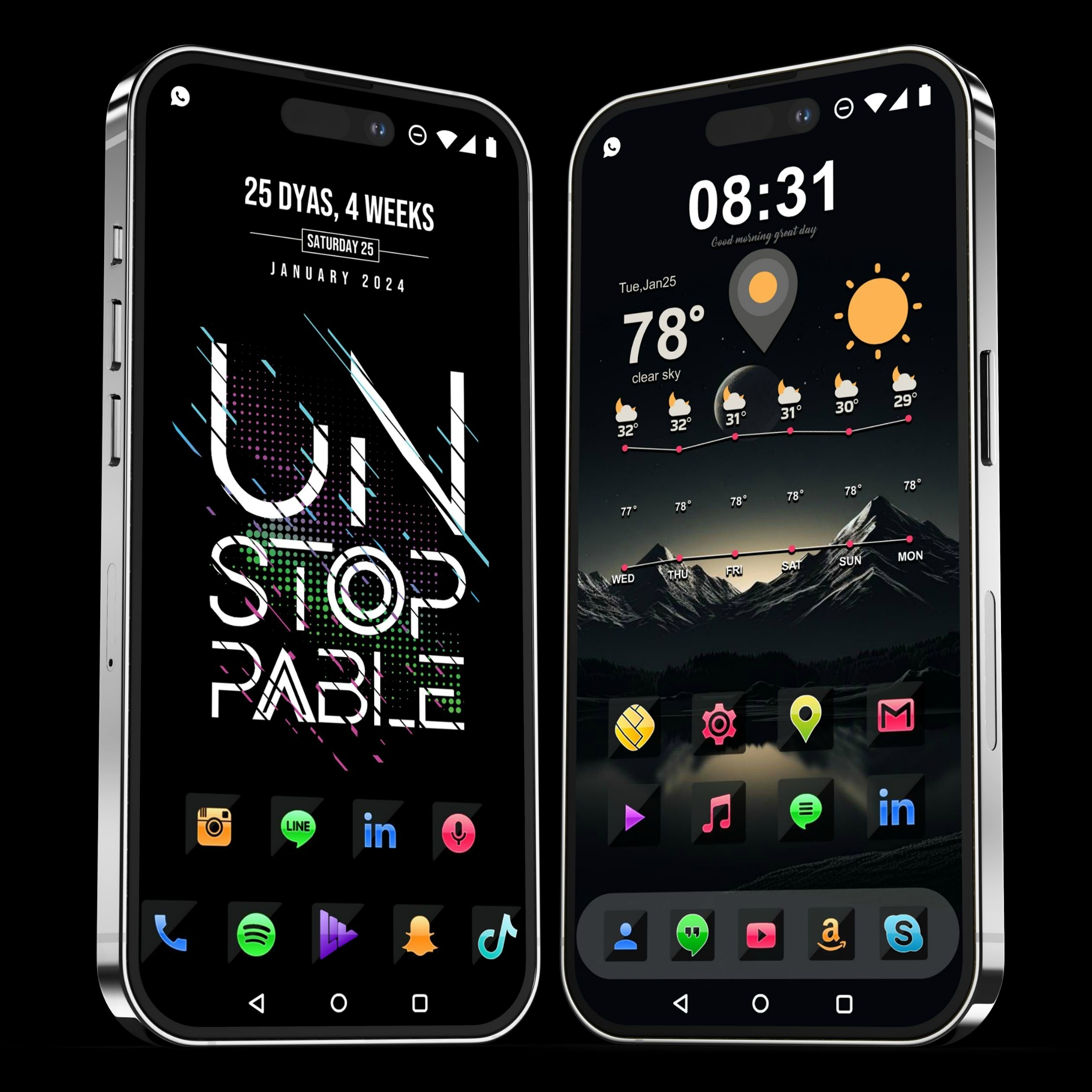 اسکرین شات 4 برنامه HD Themes