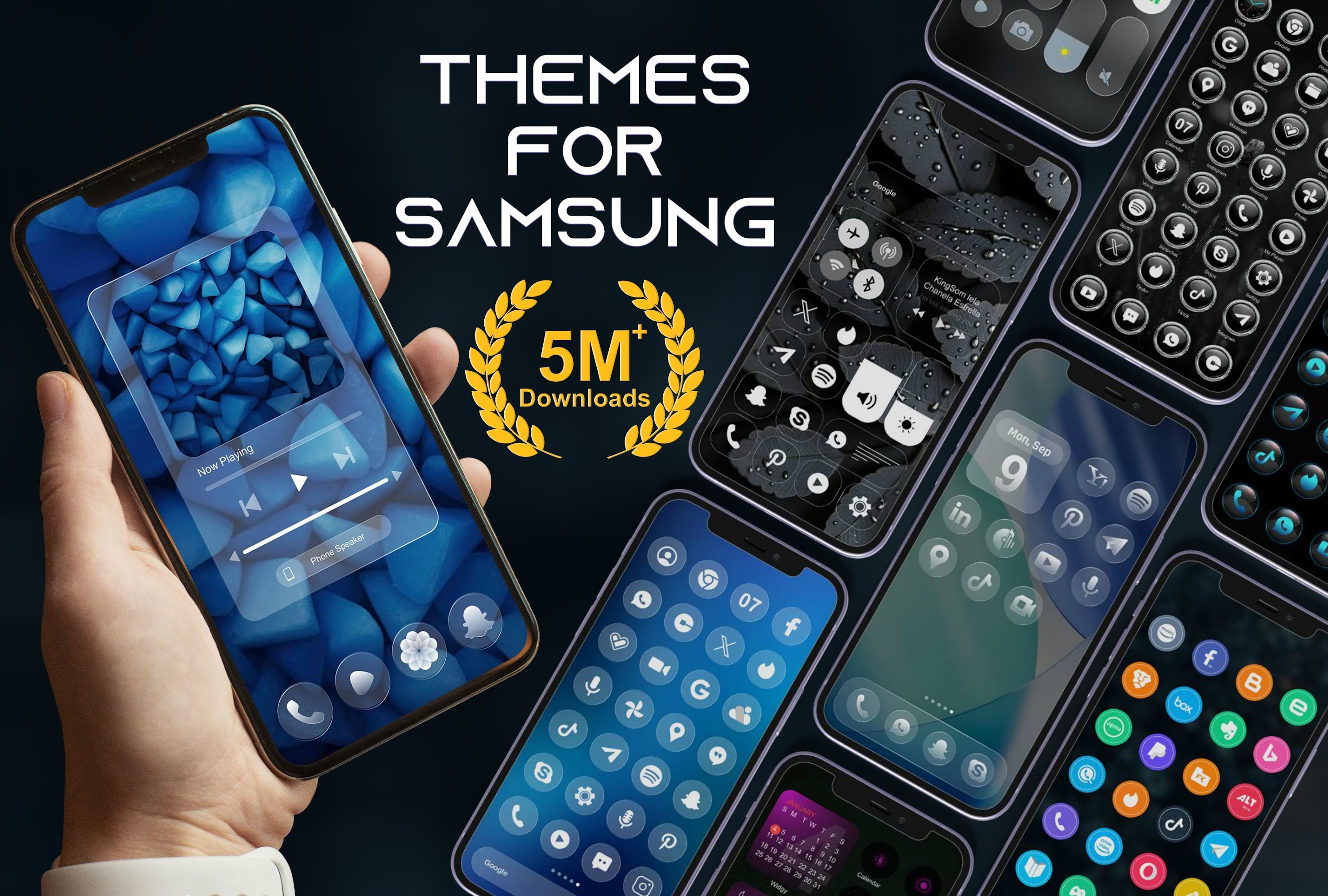 اسکرین شات 1 برنامه Themes for Samsung