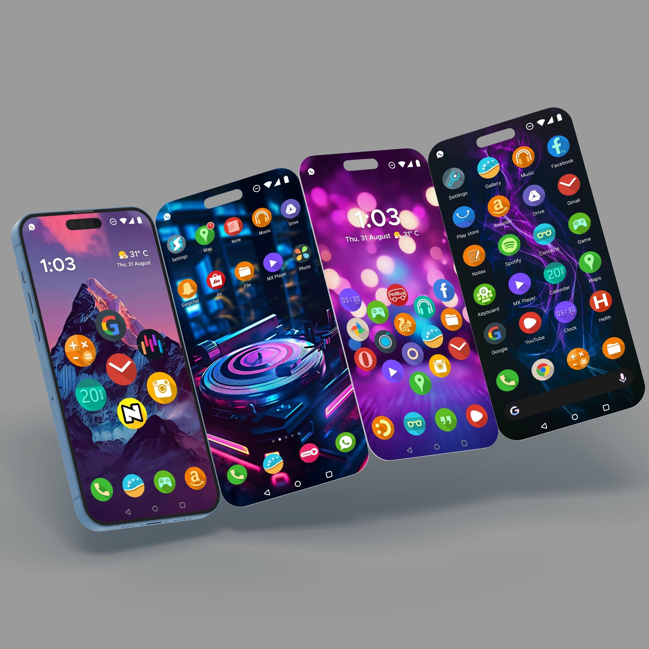 اسکرین شات 1 برنامه Icon pack for Android ™