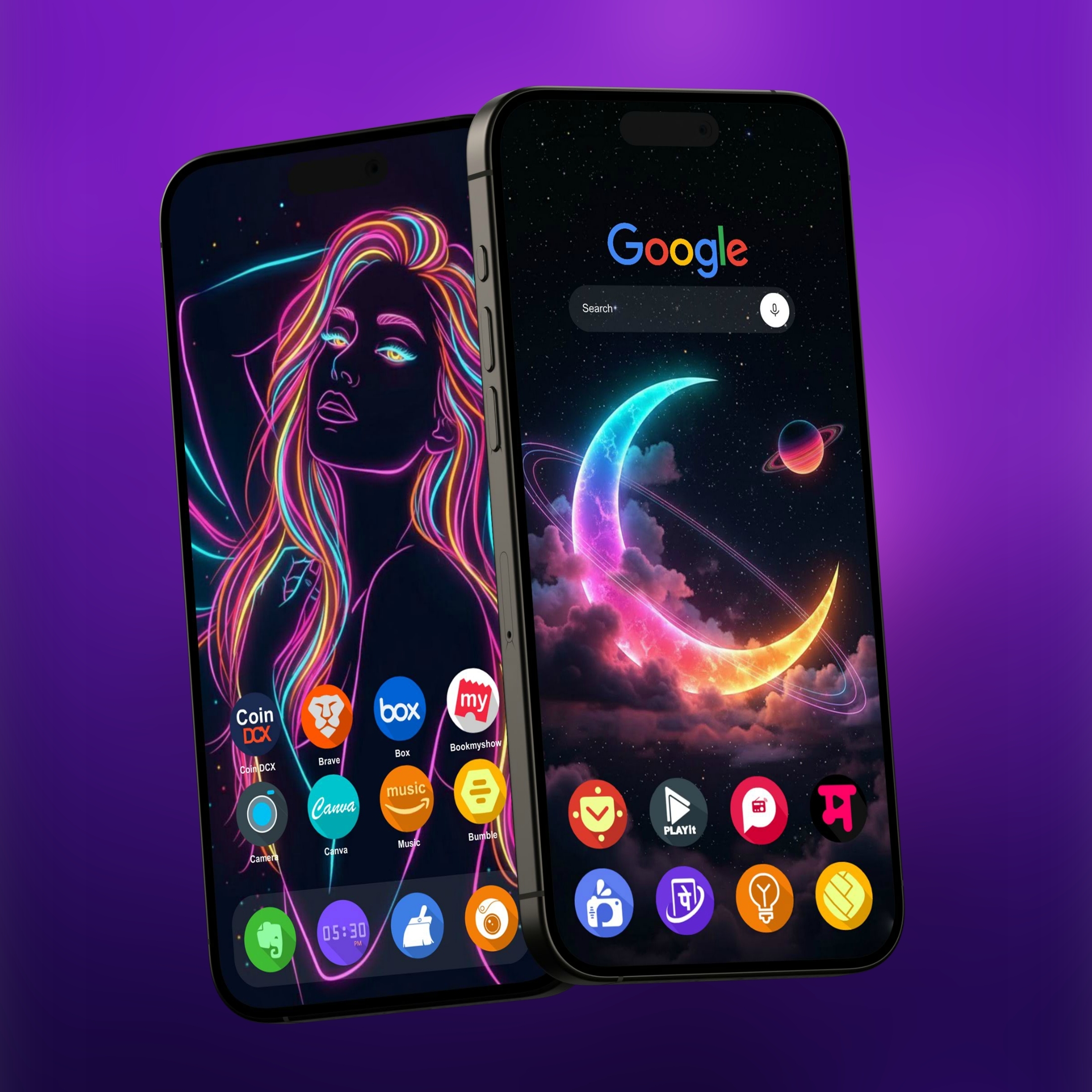 اسکرین شات 4 برنامه Icon pack for Android ™
