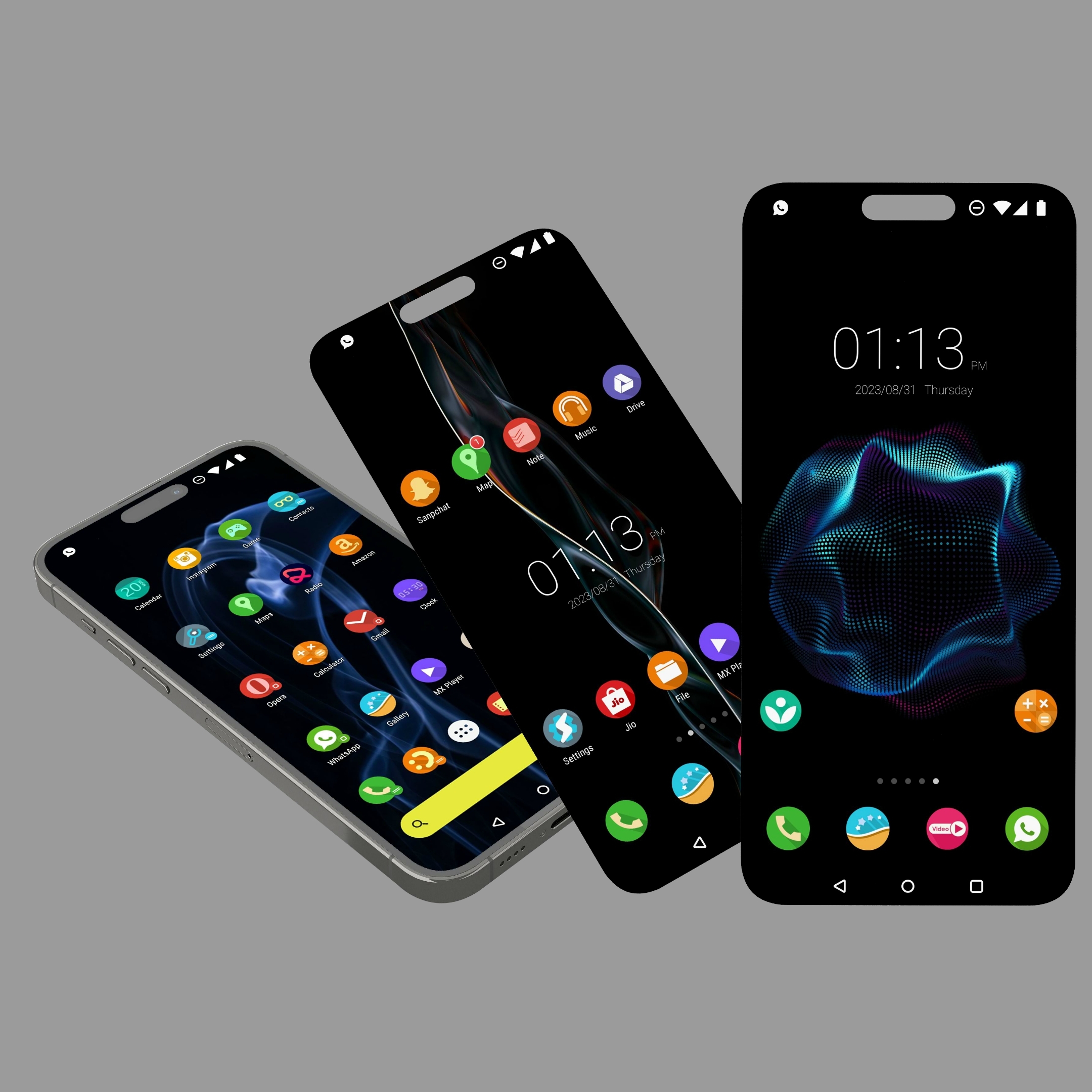 اسکرین شات 4 برنامه Icon pack for Android ™