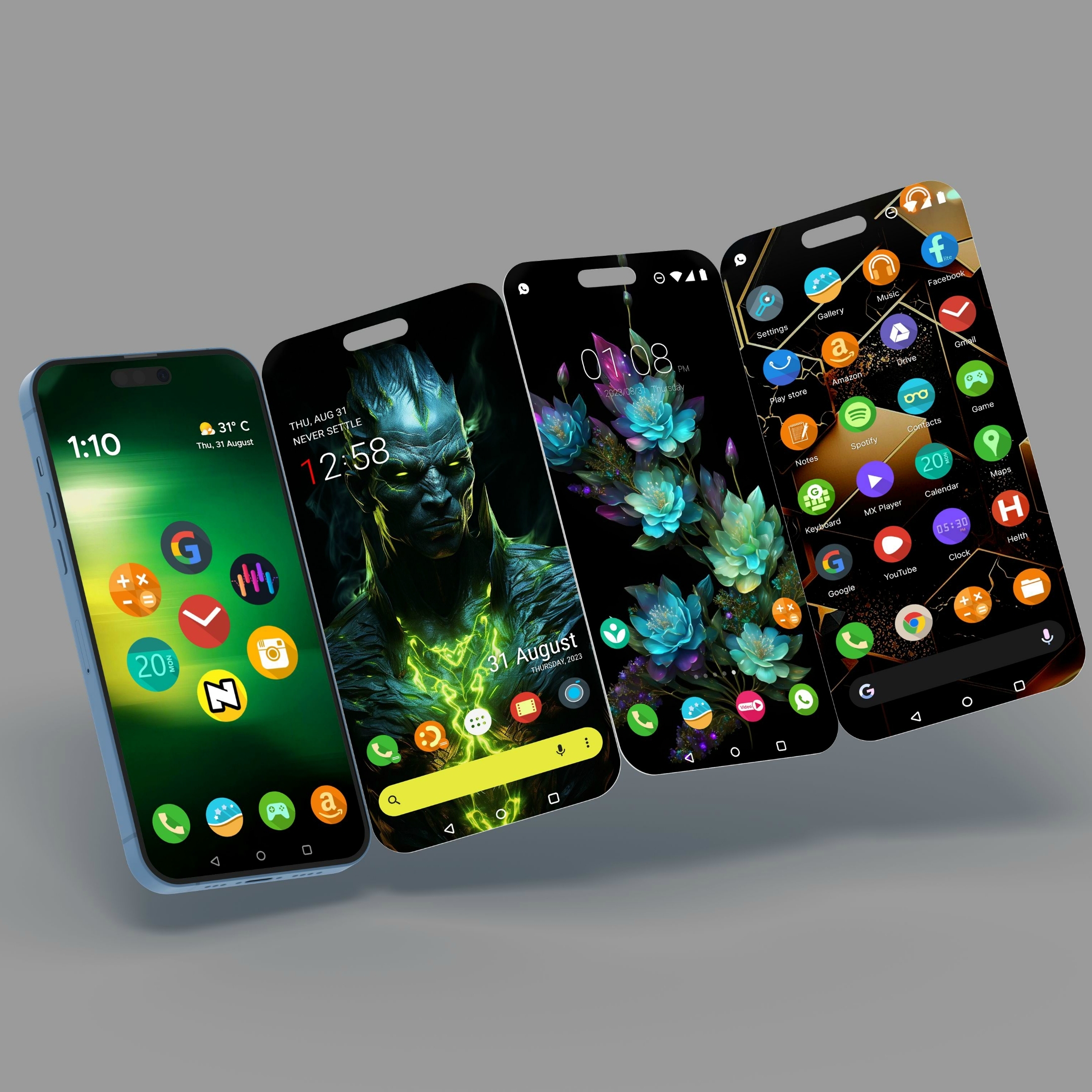اسکرین شات 3 برنامه Icon pack for Android ™