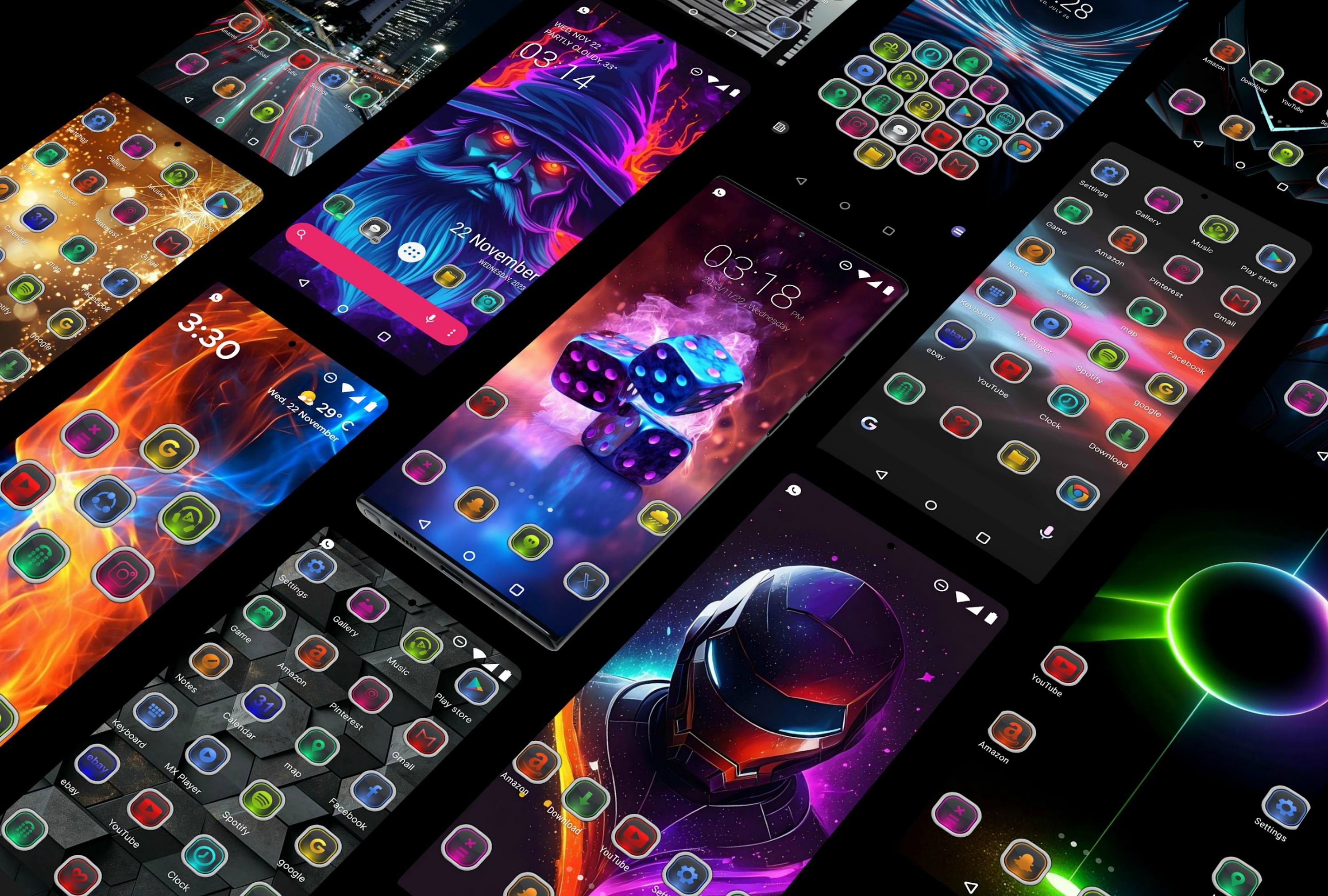 اسکرین شات 1 برنامه Launcher Icon Pack