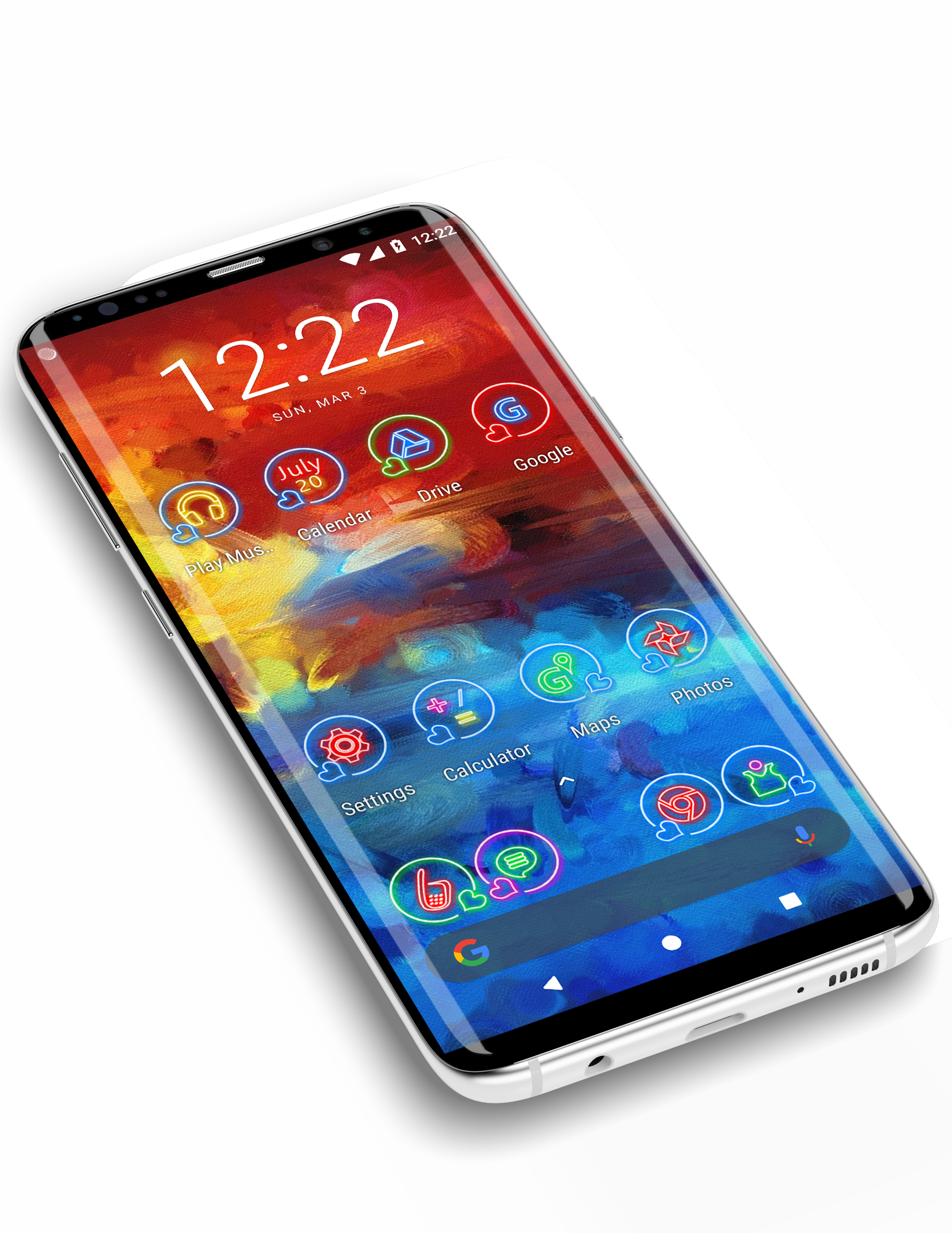 اسکرین شات 4 برنامه 3D Launcher Theme