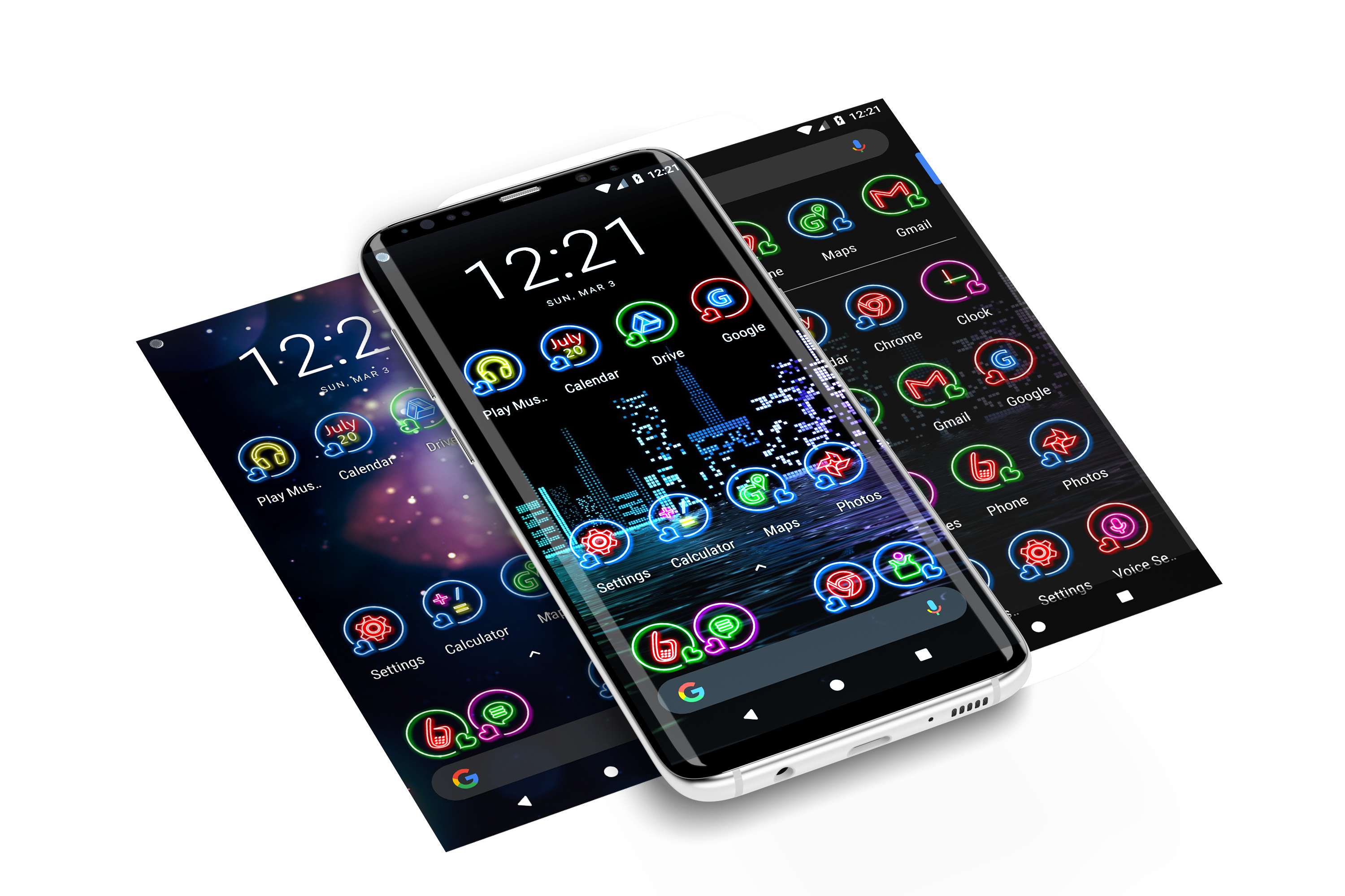 اسکرین شات 1 برنامه 3D Launcher Theme