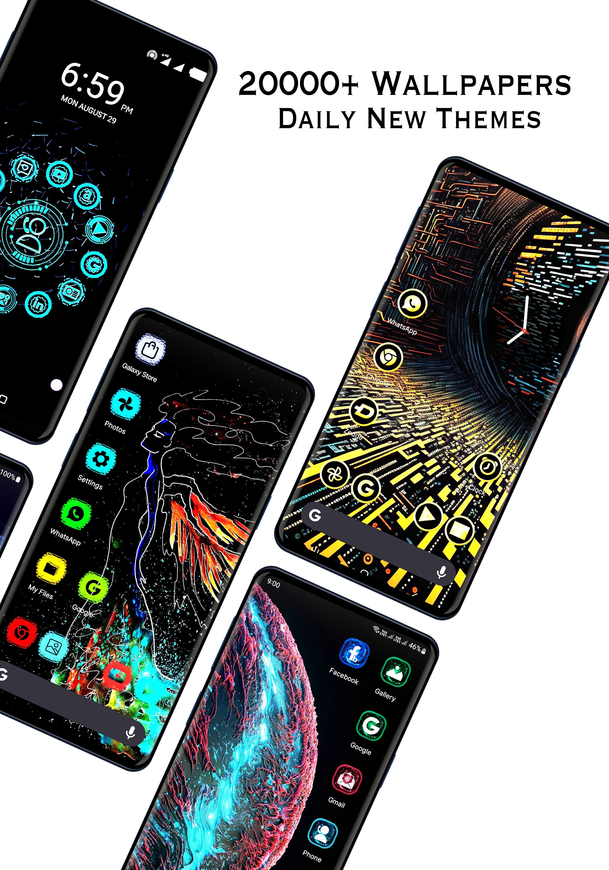 اسکرین شات 2 برنامه Launcher for Android ™