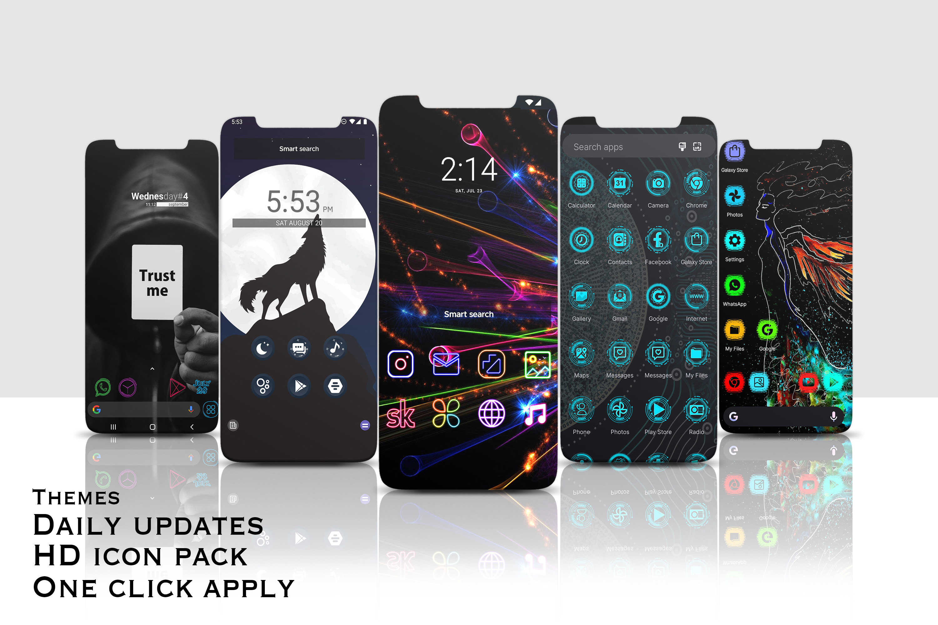 اسکرین شات 4 برنامه Launcher for Android ™