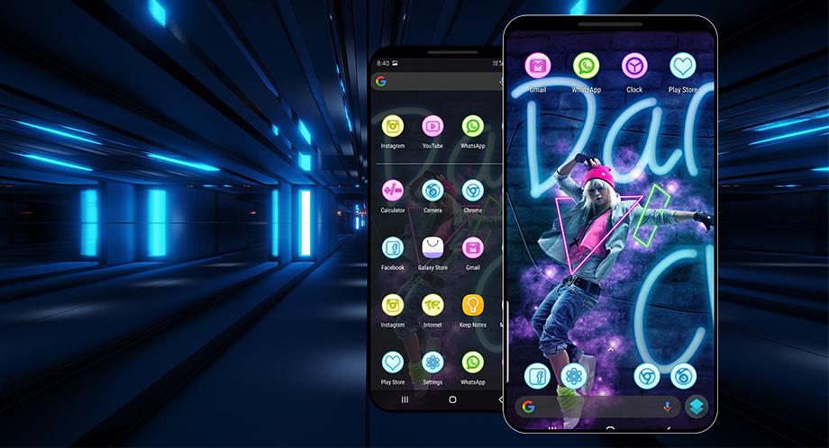 اسکرین شات 1 برنامه Glow theme