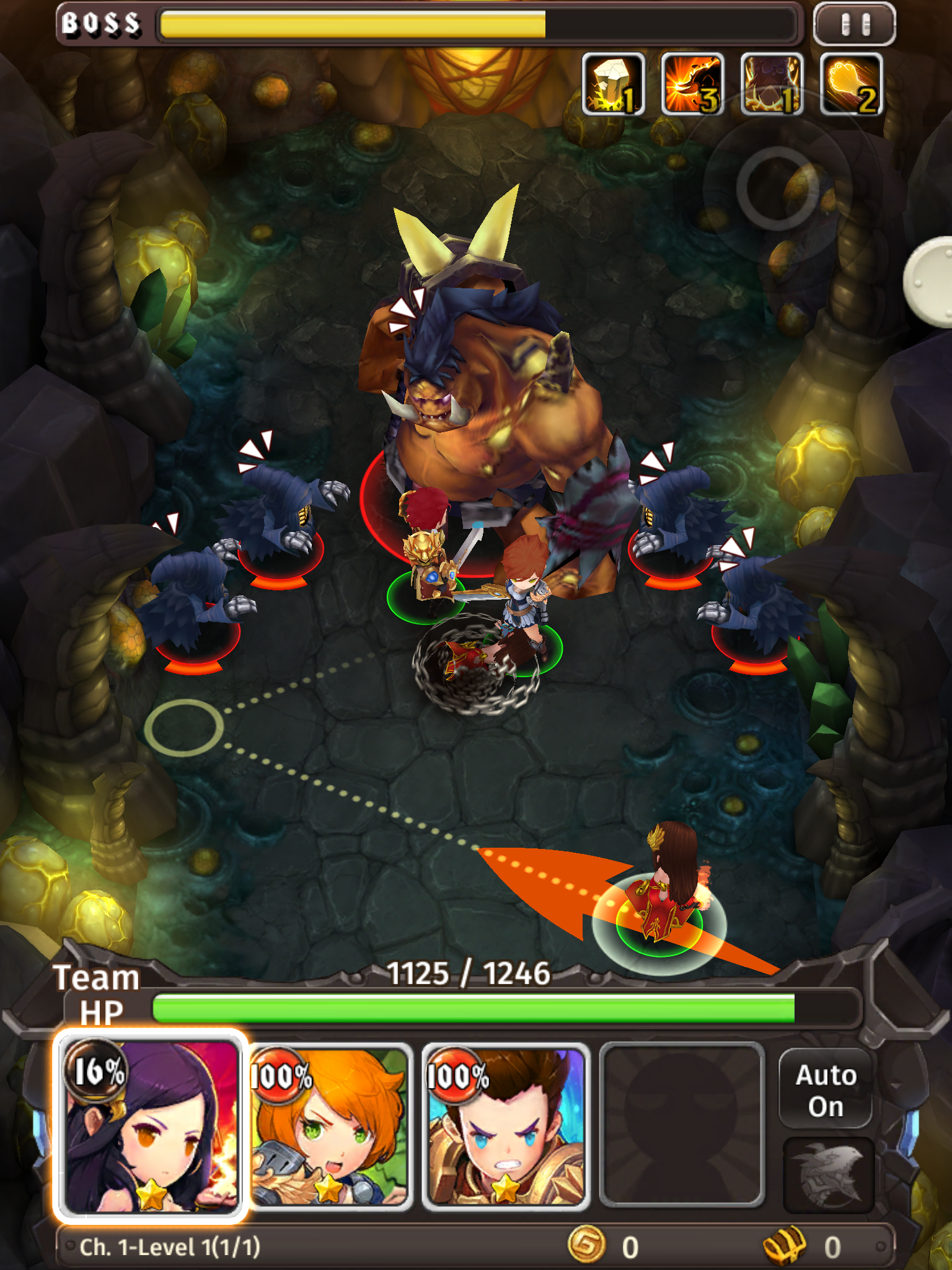 اسکرین شات 7 بازی Hyper Heroes: Marble-Like RPG
