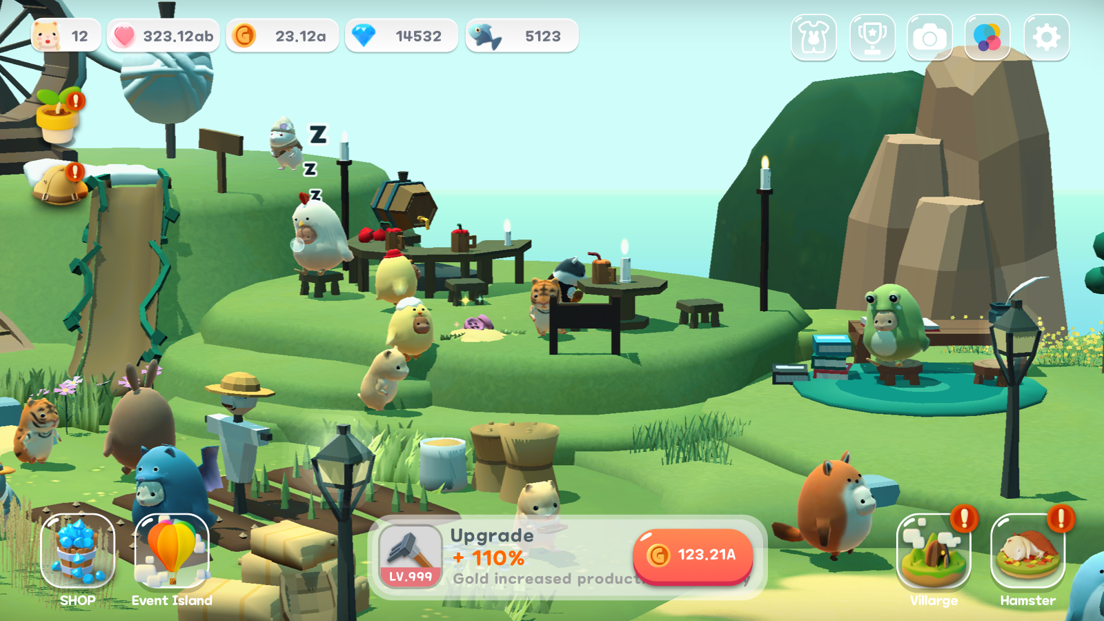 اسکرین شات 7 بازی Hamster Village