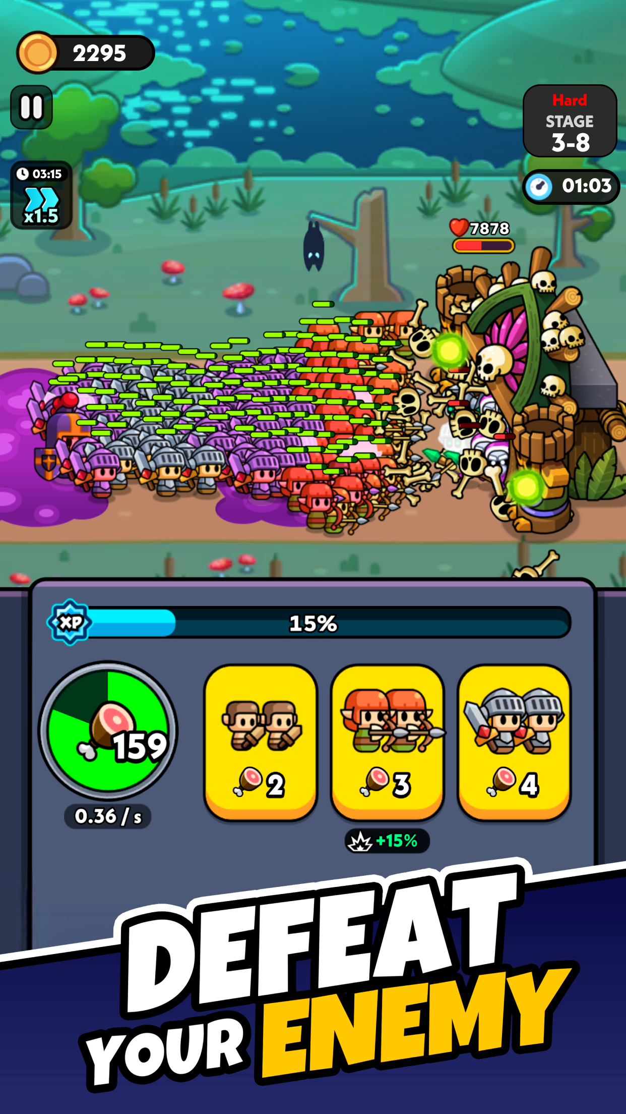 اسکرین شات 3 بازی Tiny Warriors Rush - Idle TD