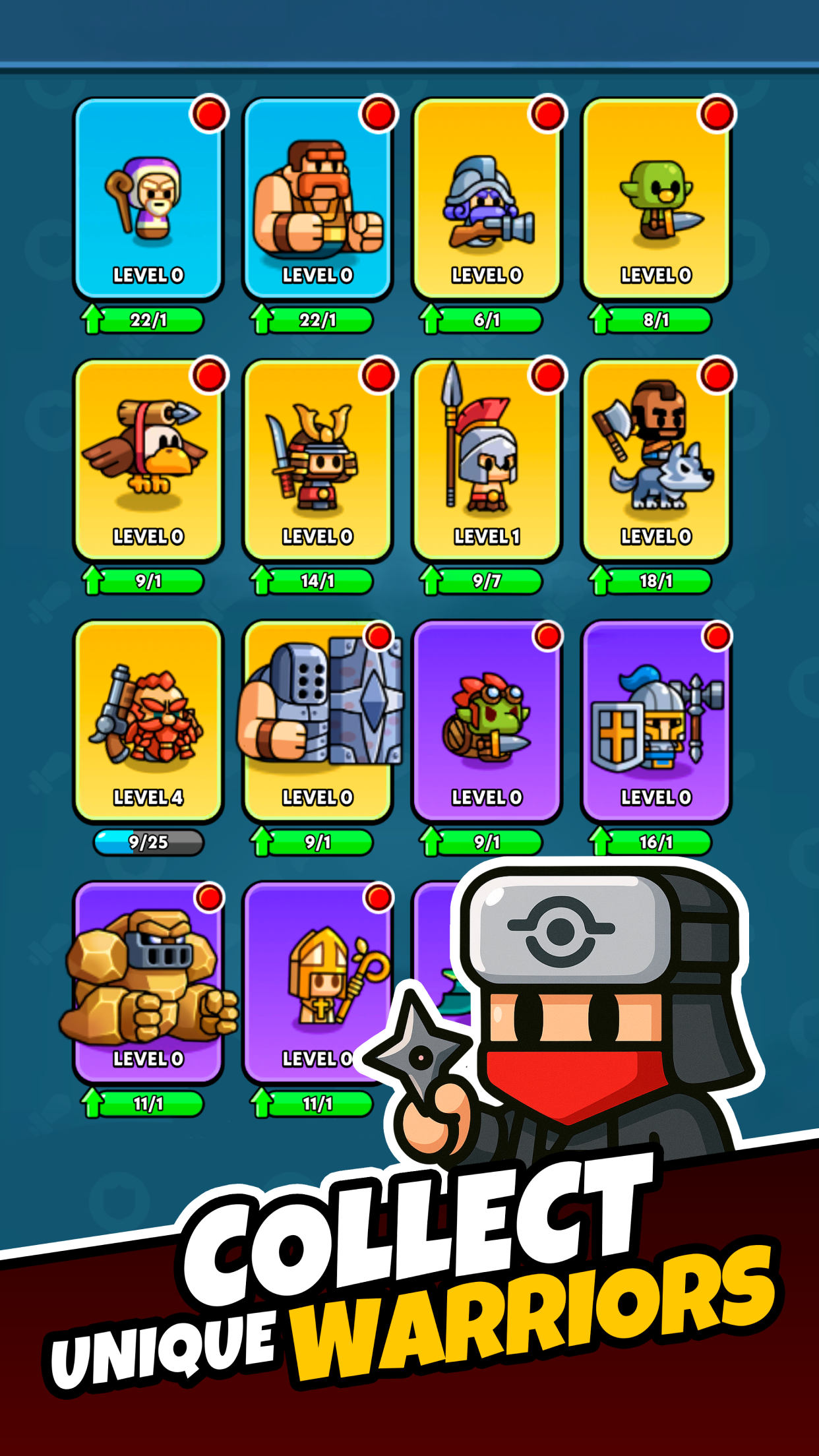 اسکرین شات 2 بازی Tiny Warriors Rush - Idle TD