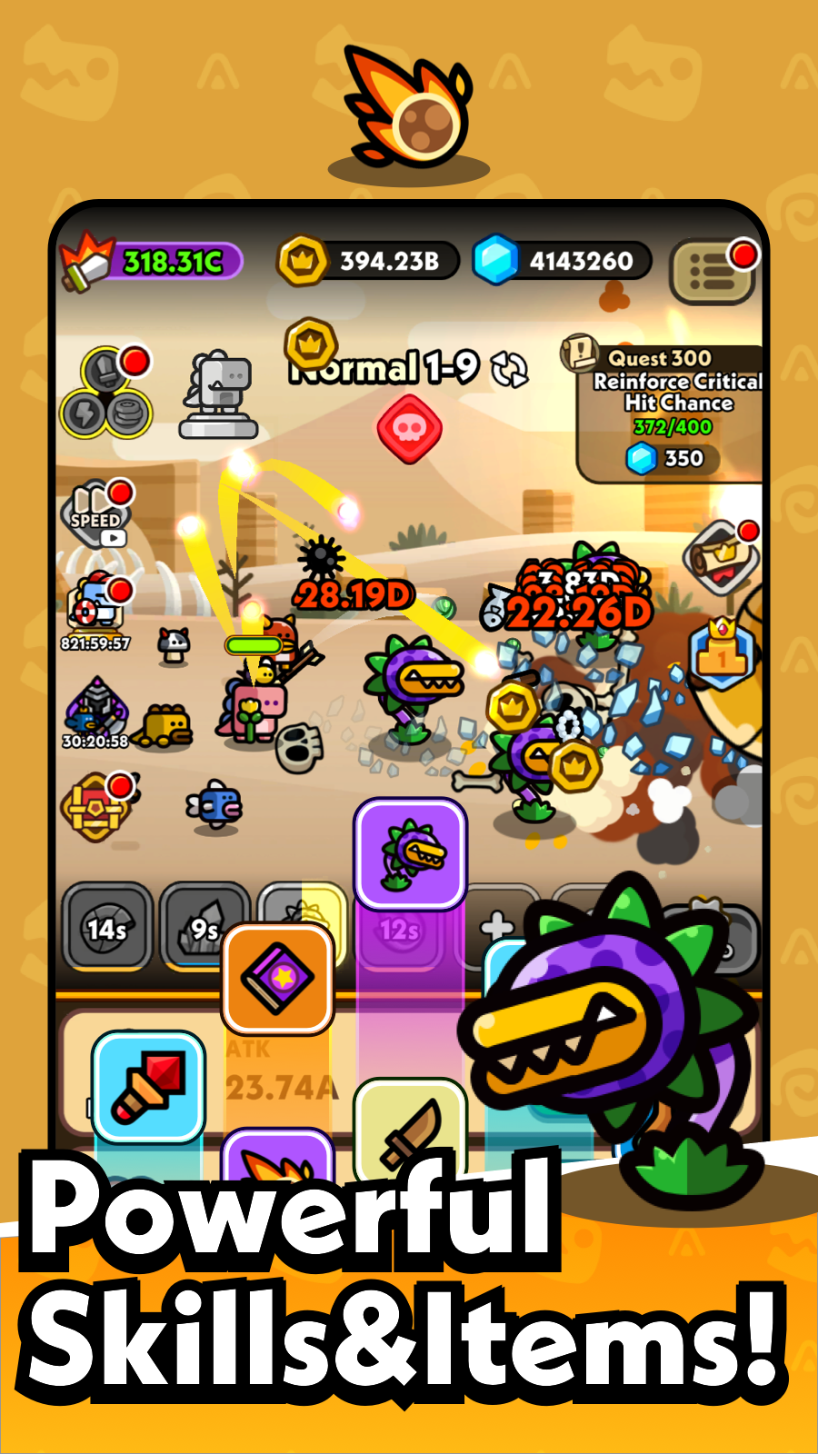 اسکرین شات 4 بازی Hero Dino: Idle RPG