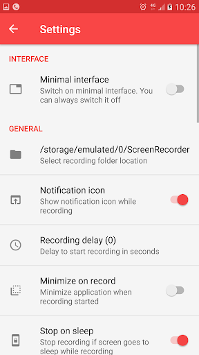 اسکرین شات 5 برنامه Screen Recorder