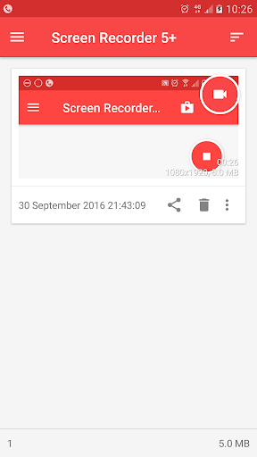 اسکرین شات 3 برنامه Screen Recorder