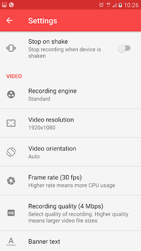 اسکرین شات 6 برنامه Screen Recorder