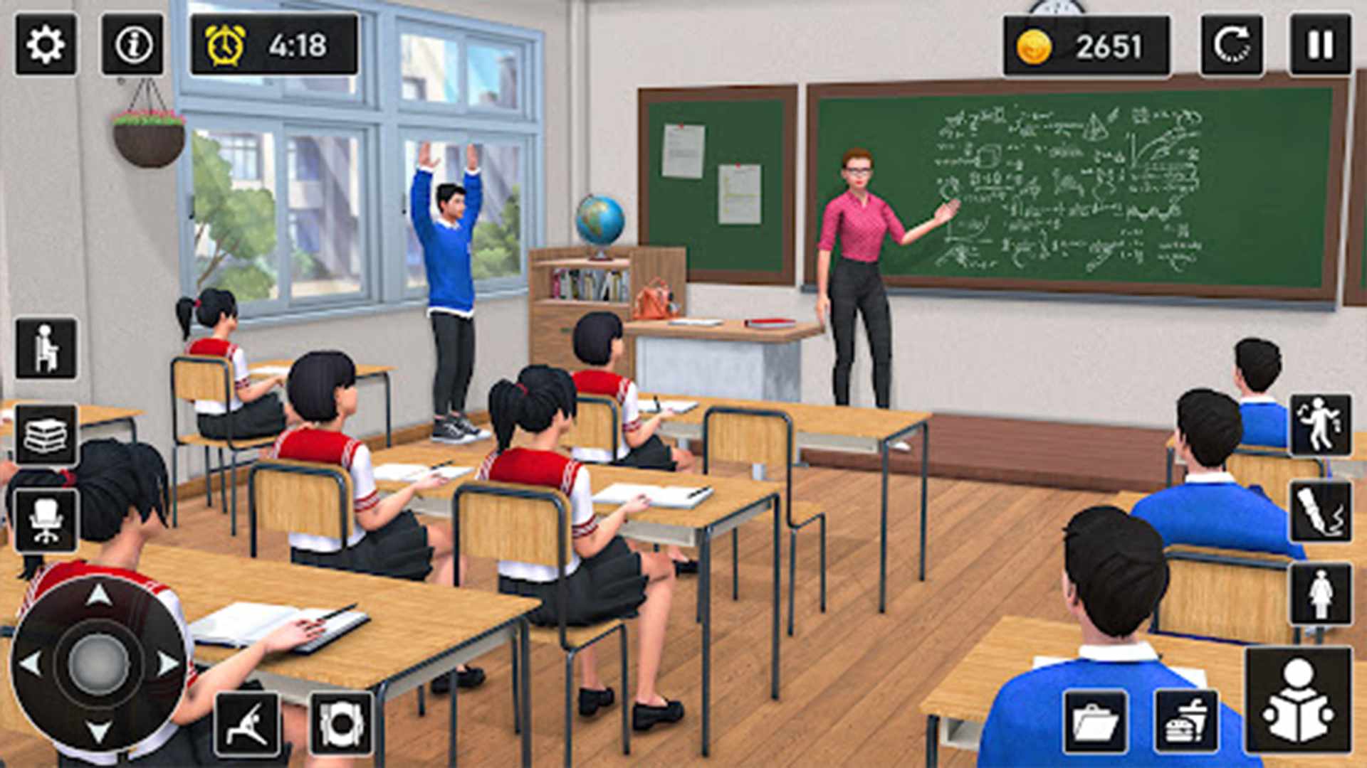 اسکرین شات 3 بازی High School Teacher Games 24