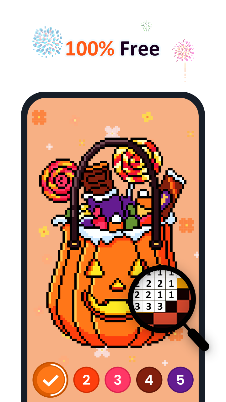 اسکرین شات 2 برنامه No.Pix Color by Number & Pixel