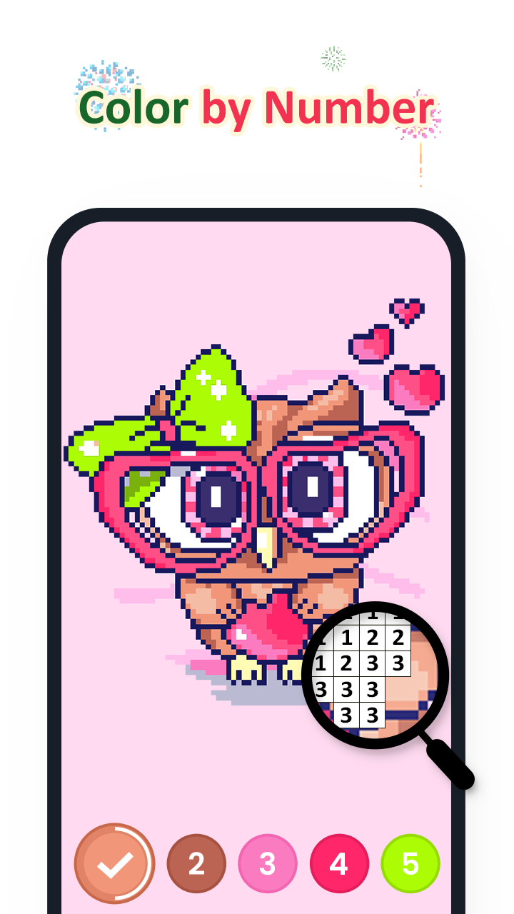 اسکرین شات 3 برنامه No.Pix Color by Number & Pixel