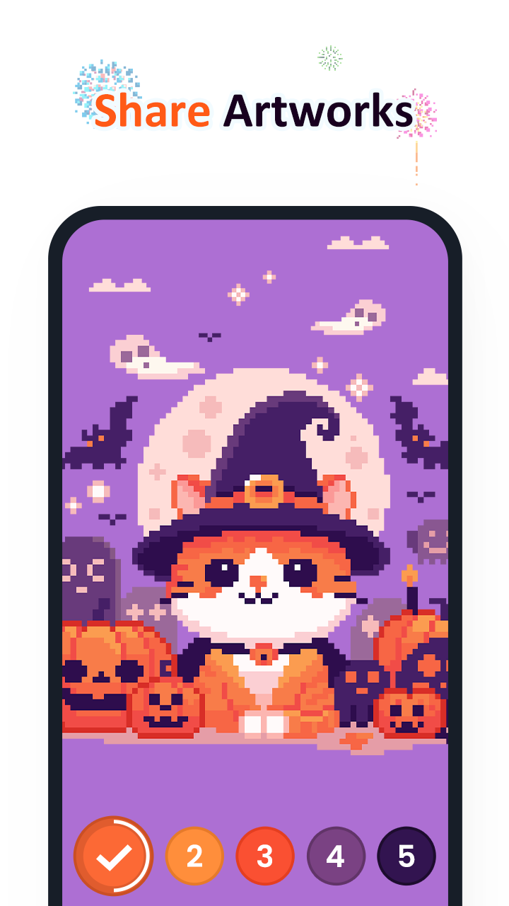 اسکرین شات 6 برنامه No.Pix Color by Number & Pixel