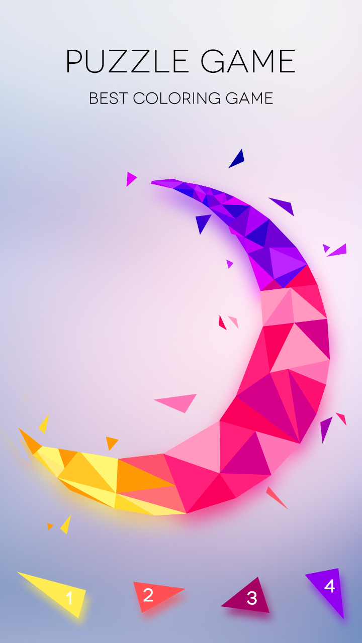 اسکرین شات 2 برنامه No.Poly - Colour Game Poly Art
