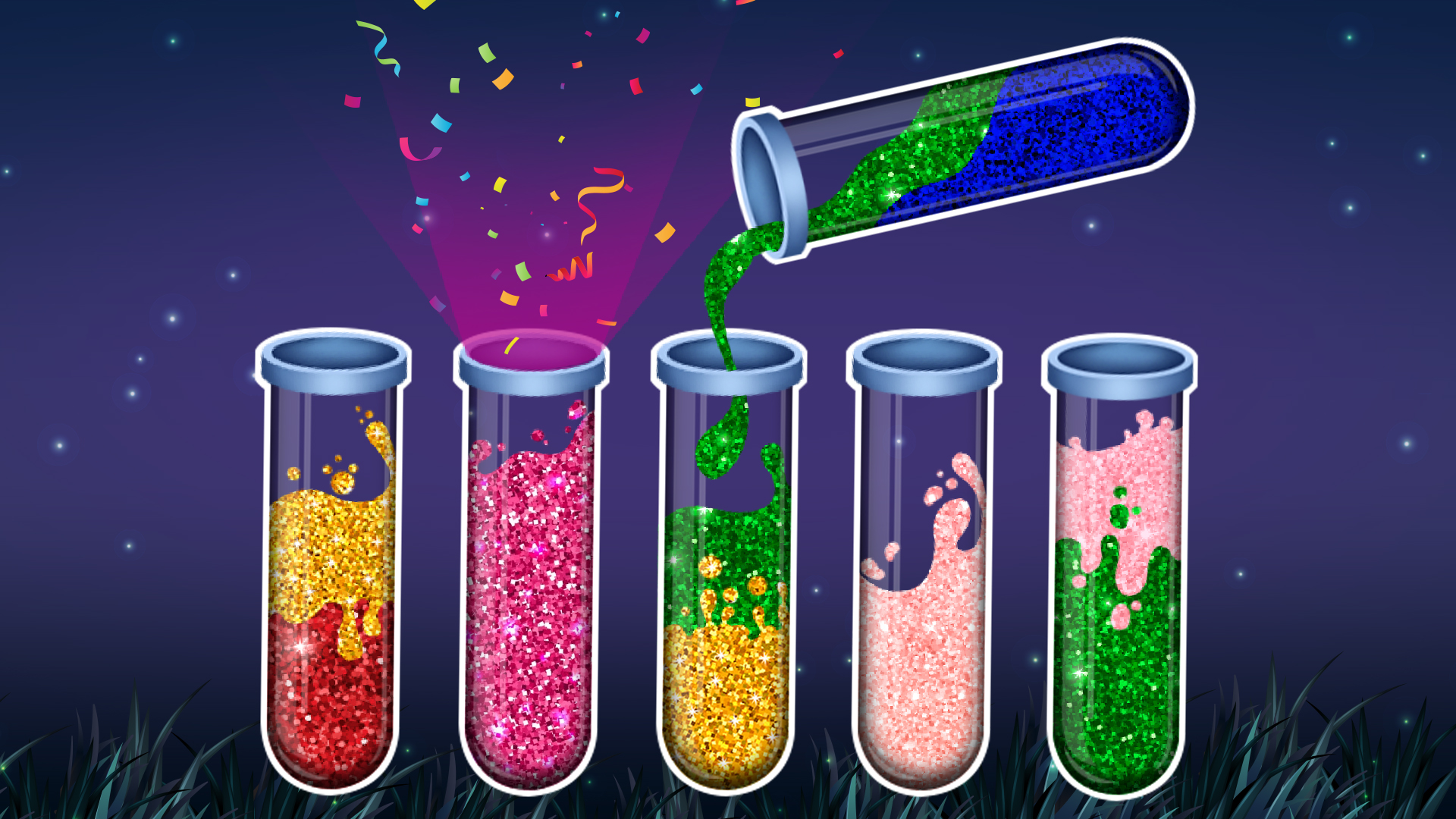 اسکرین شات 1 بازی Color Water Sort Woody Puzzle