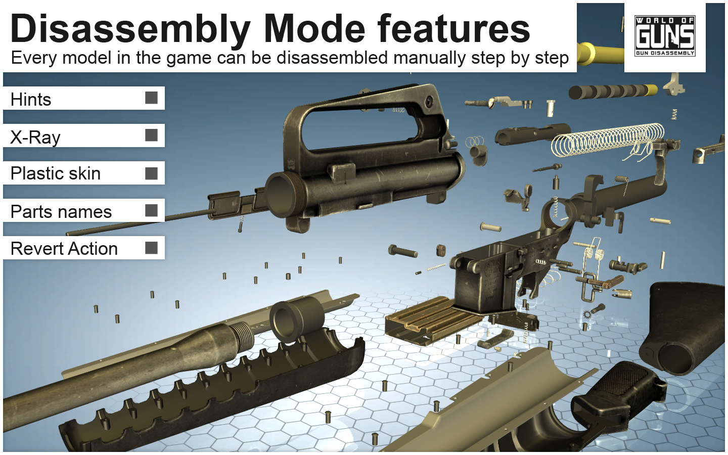 اسکرین شات 1 بازی World of Guns: Gun Disassembly