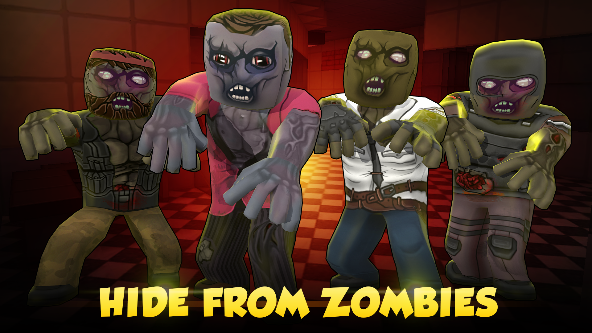 اسکرین شات 1 بازی Hide from Zombies: ONLINE