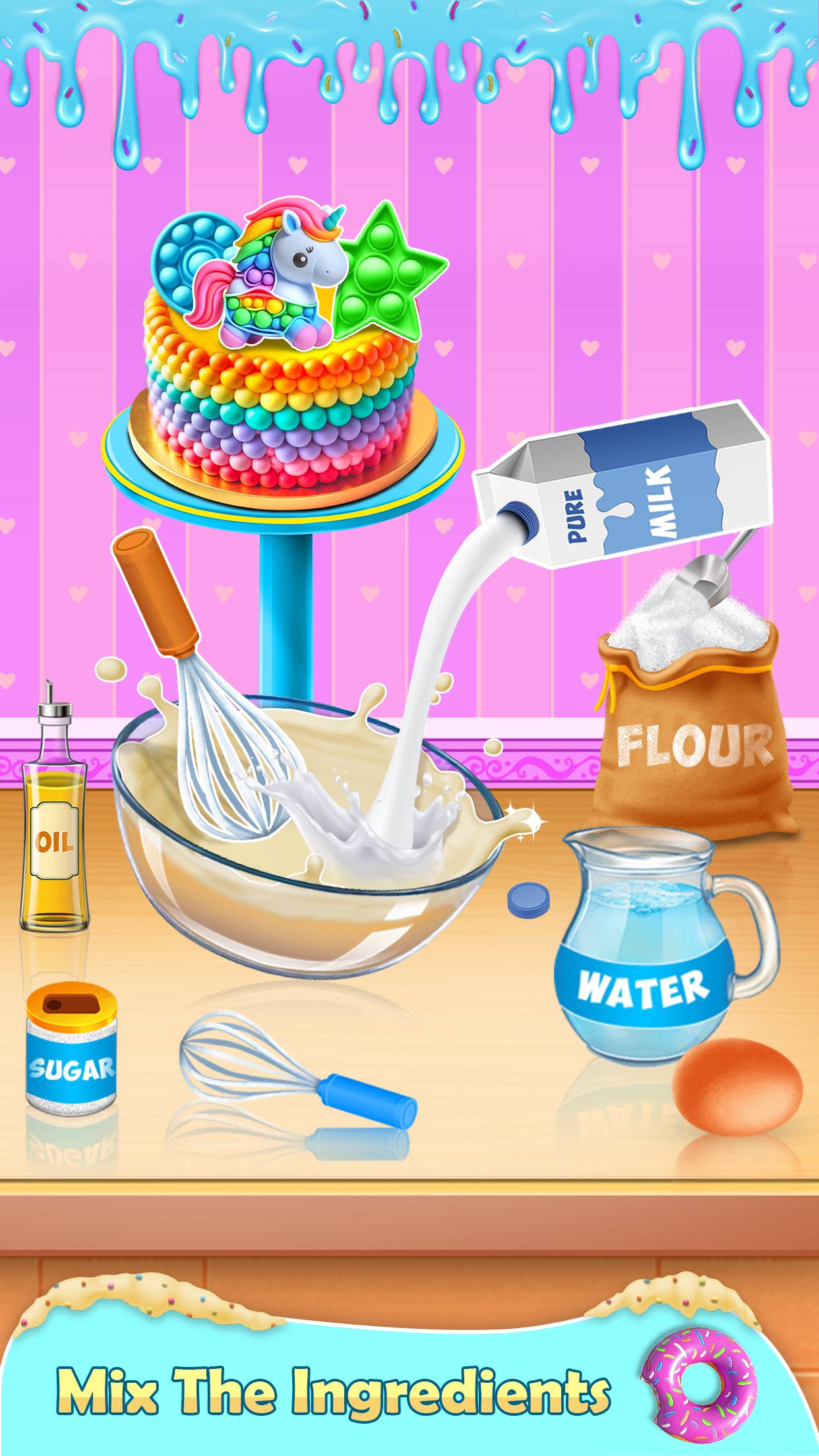 اسکرین شات 2 بازی Cake Master DIY Popit Game