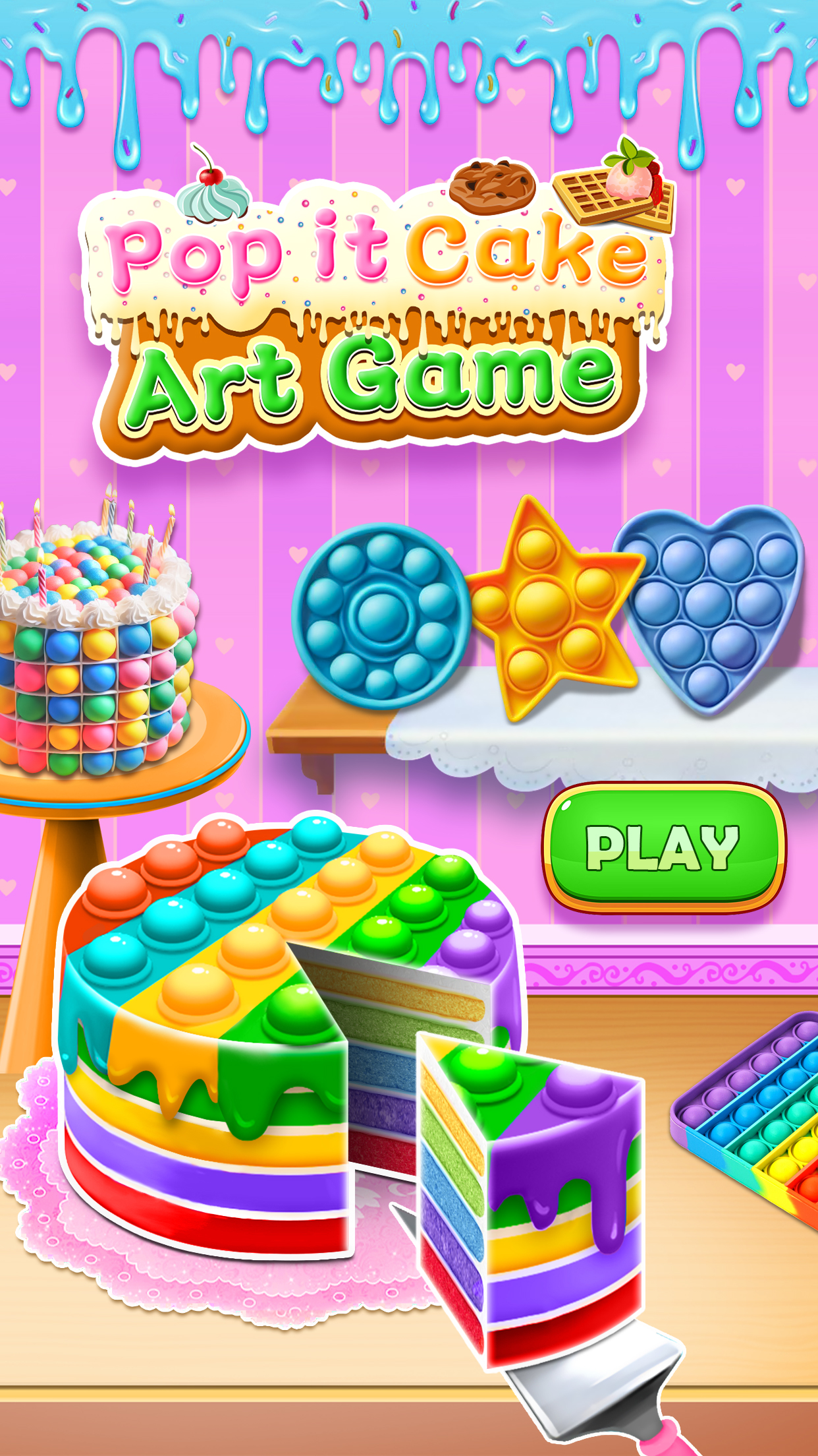 اسکرین شات 1 بازی Cake Master DIY Popit Game