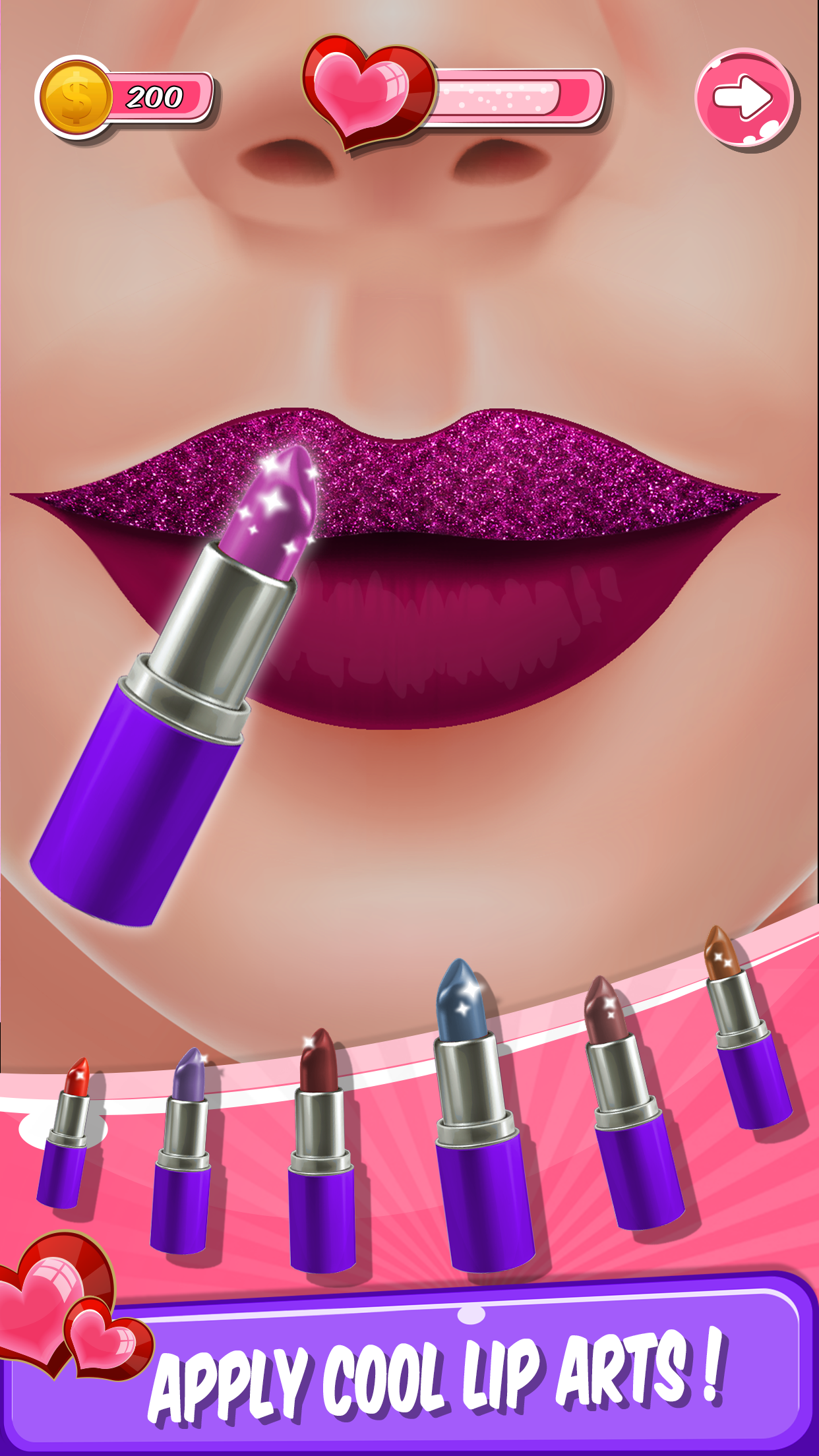اسکرین شات 3 بازی Lip Makeup Art: Fashion Artist