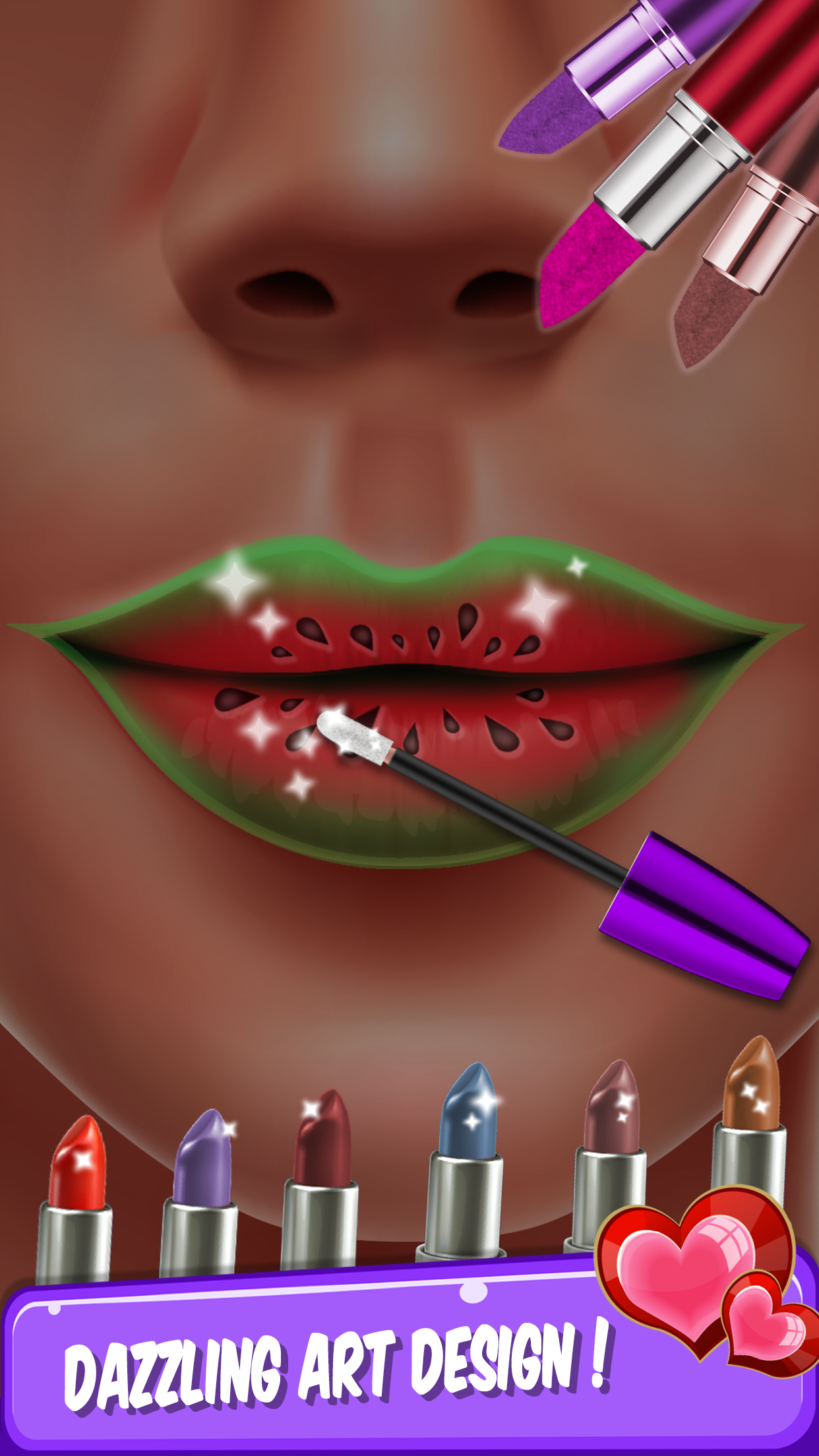 اسکرین شات 2 بازی Lip Makeup Art: Fashion Artist