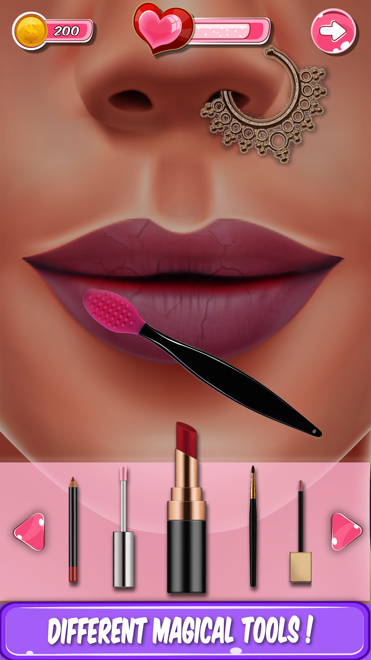 اسکرین شات 6 بازی Lip Makeup Art: Fashion Artist