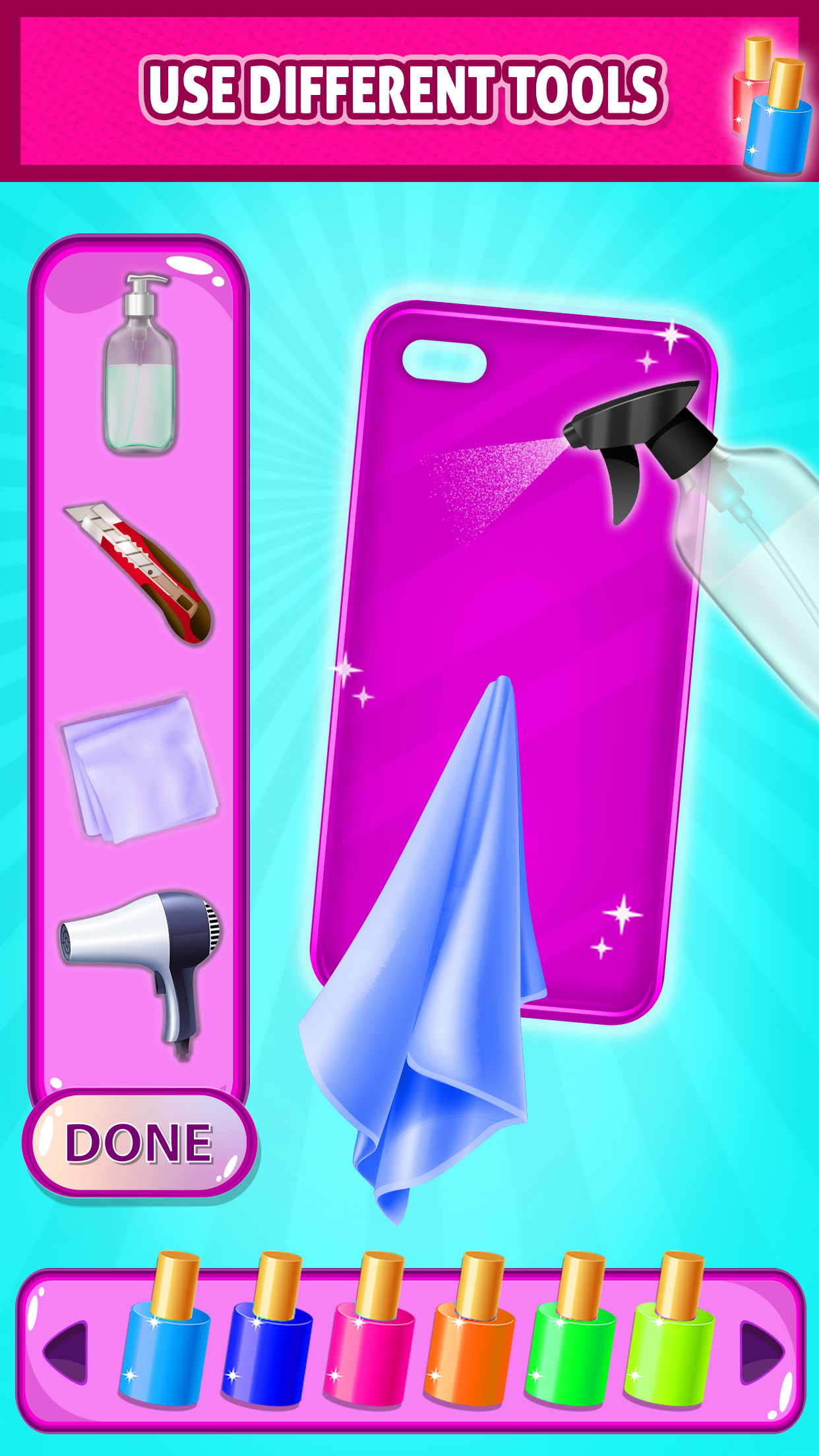 اسکرین شات 5 بازی Mobile Phone Case DIY