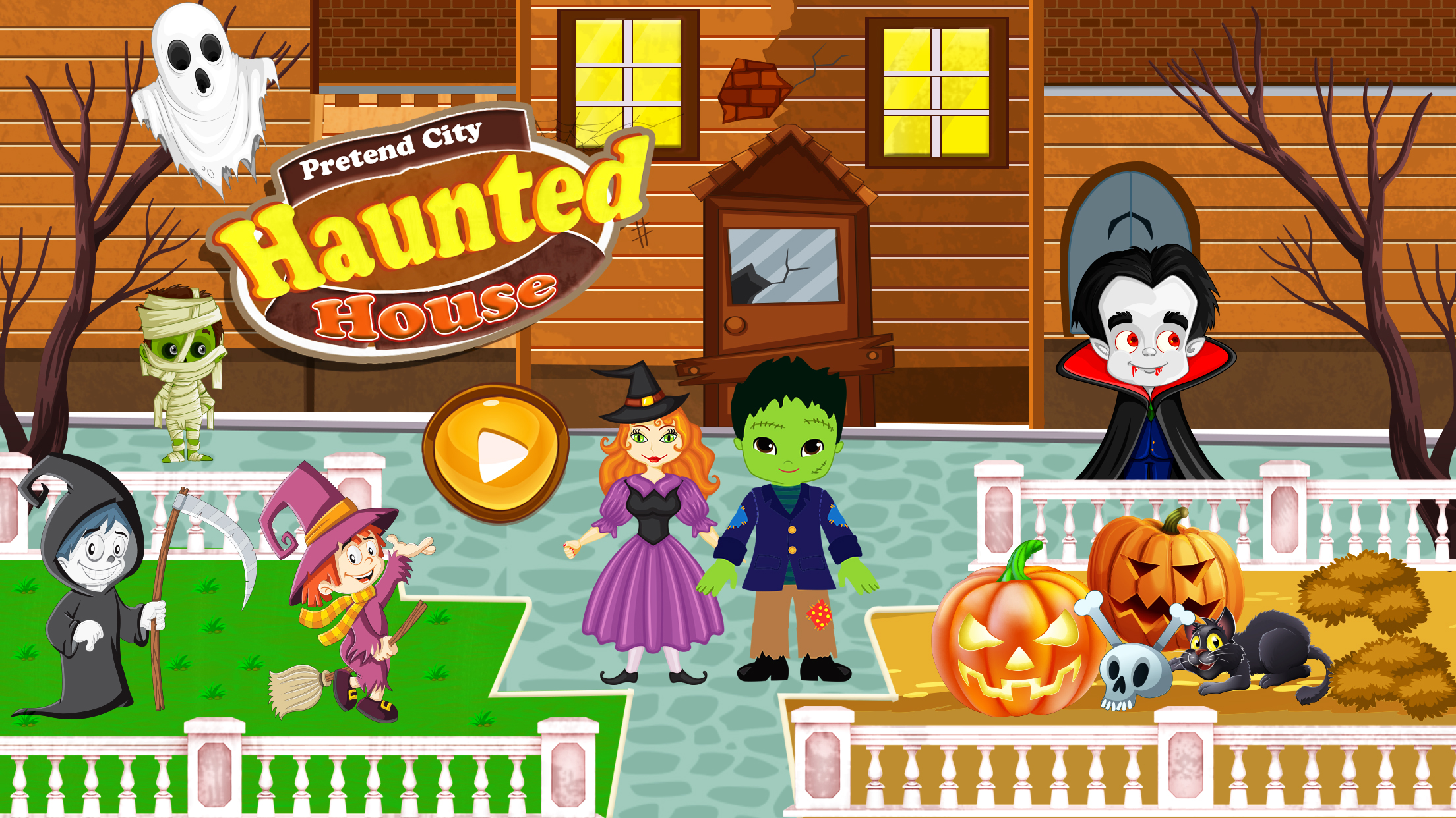 اسکرین شات 5 بازی Pretend city haunted house