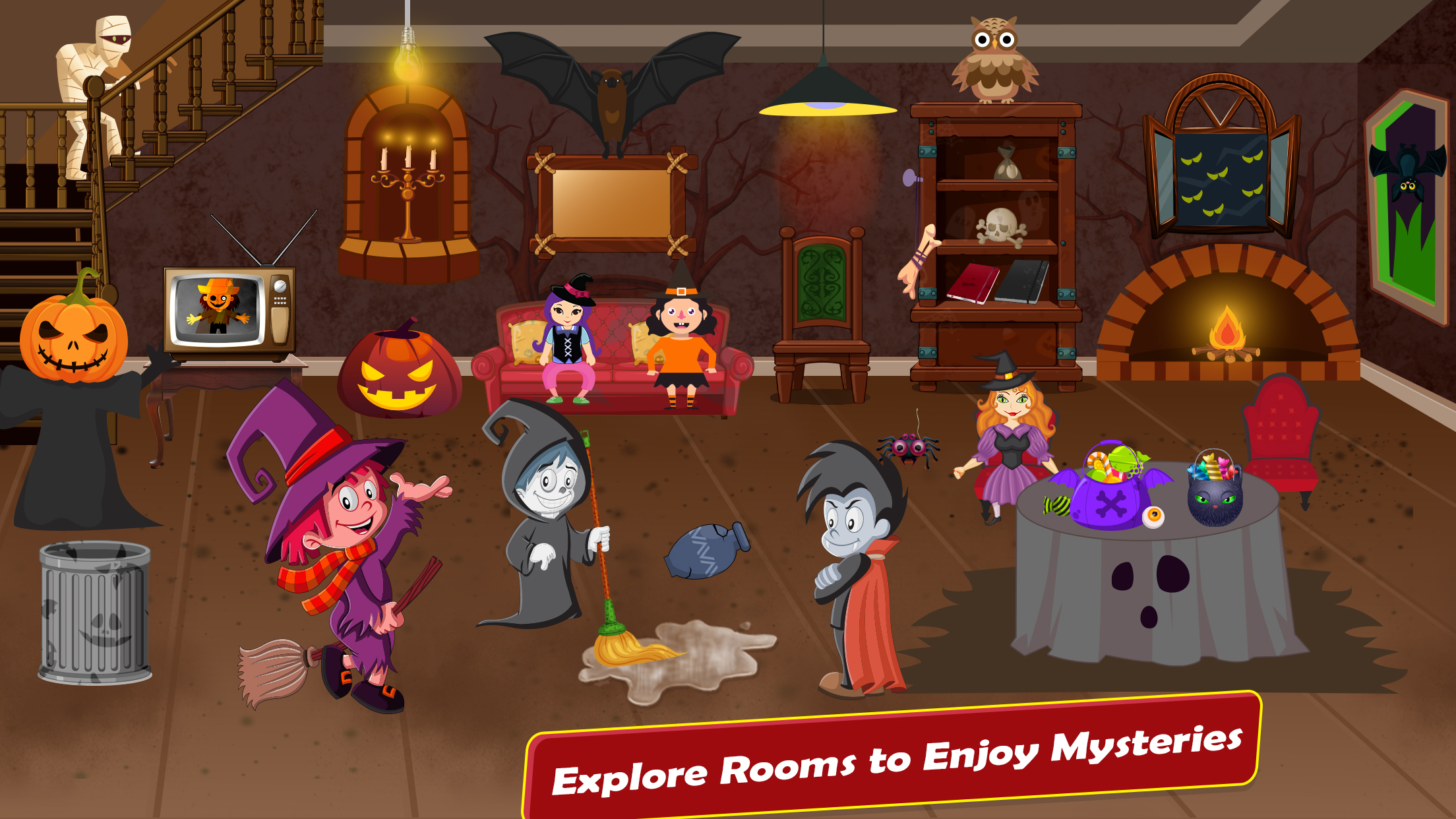 اسکرین شات 2 بازی Pretend city haunted house