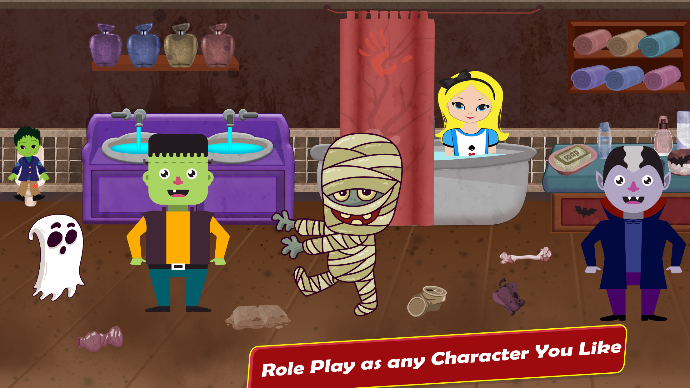 اسکرین شات 4 بازی Pretend city haunted house