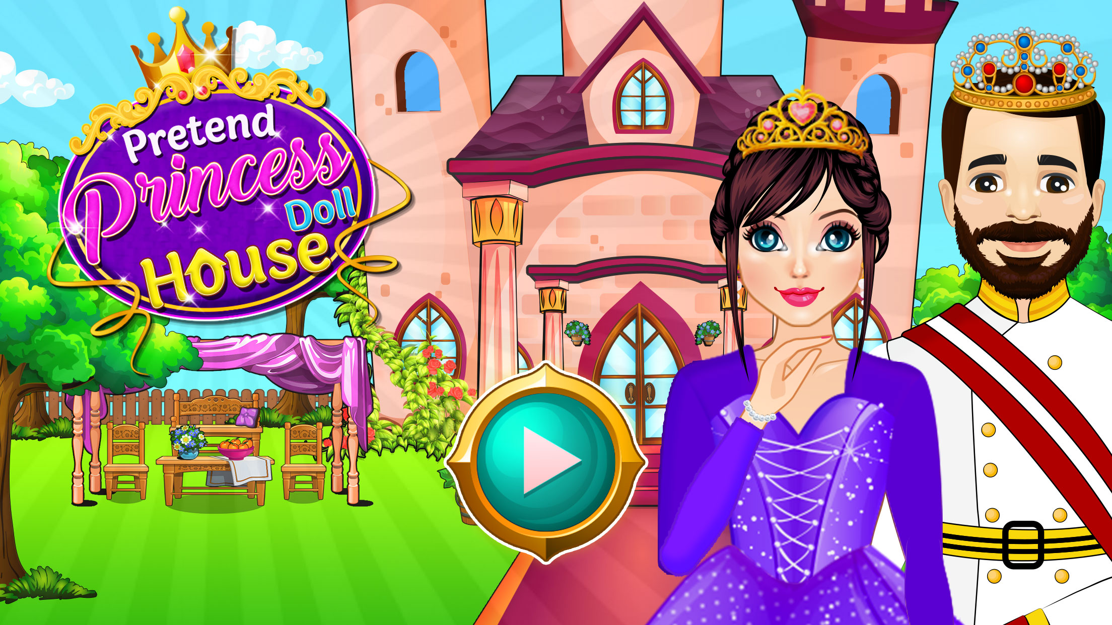 اسکرین شات 1 بازی Pretend Princess Doll House