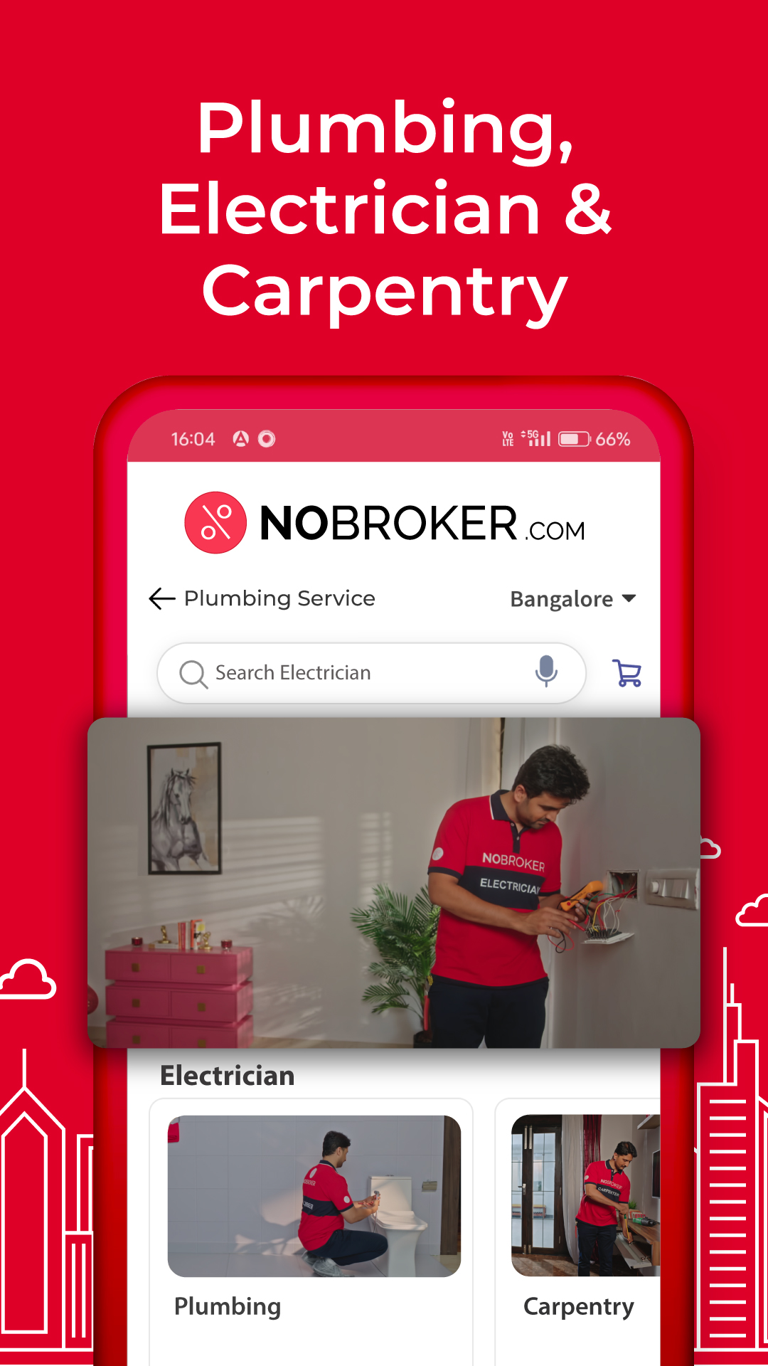 اسکرین شات 7 برنامه NoBroker Painting & Cleaning
