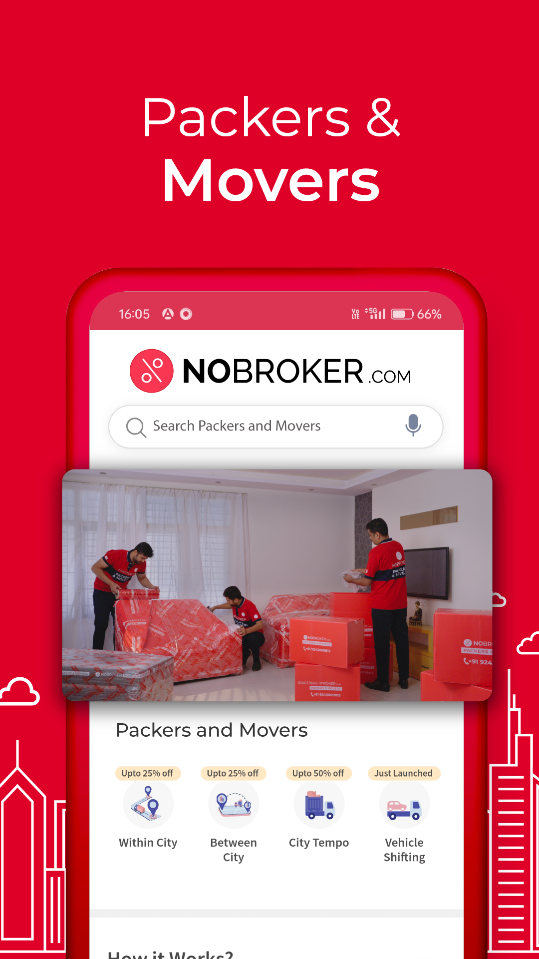 اسکرین شات 6 برنامه NoBroker Painting & Cleaning