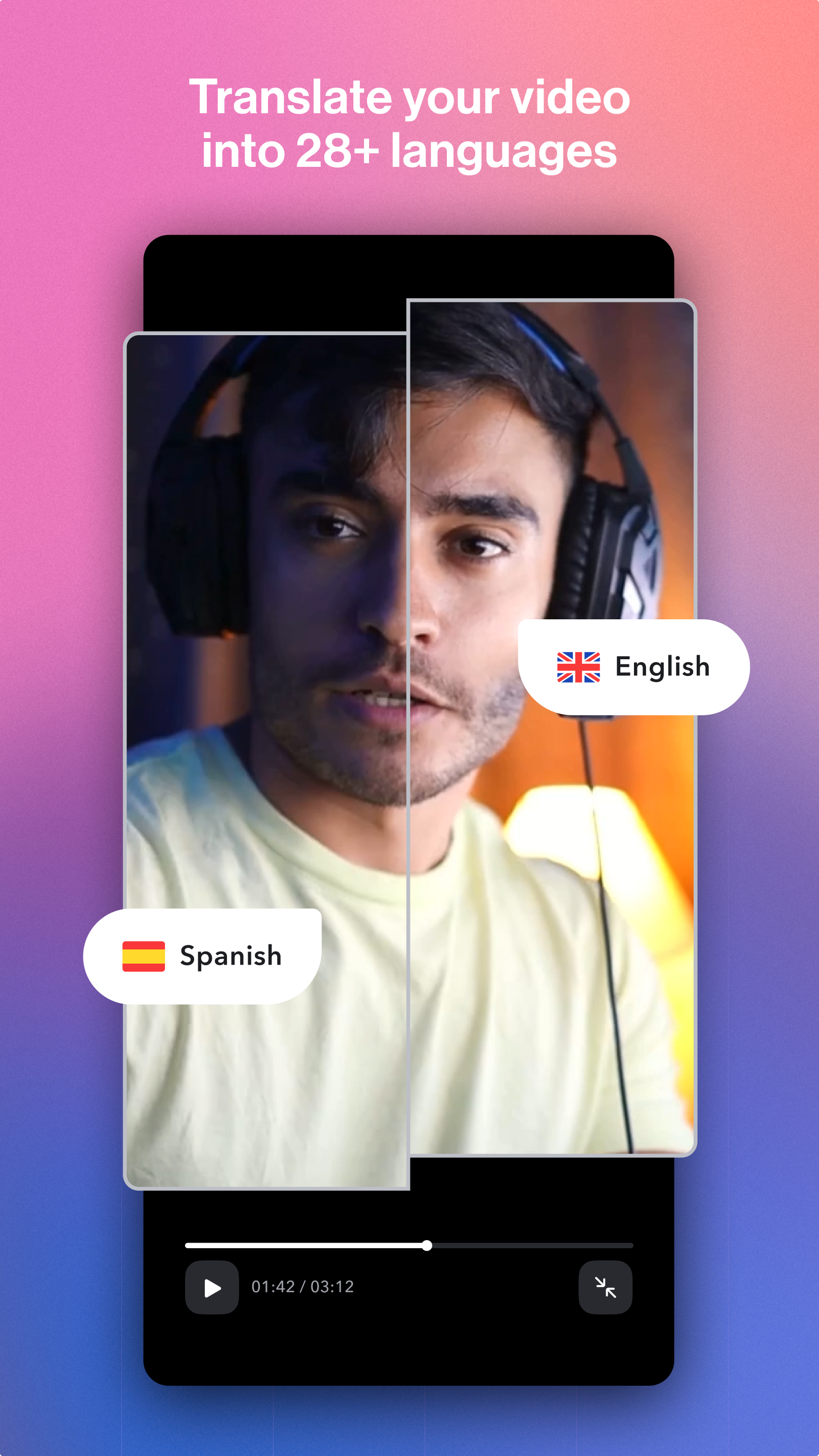 اسکرین شات 4 برنامه Captions Lite