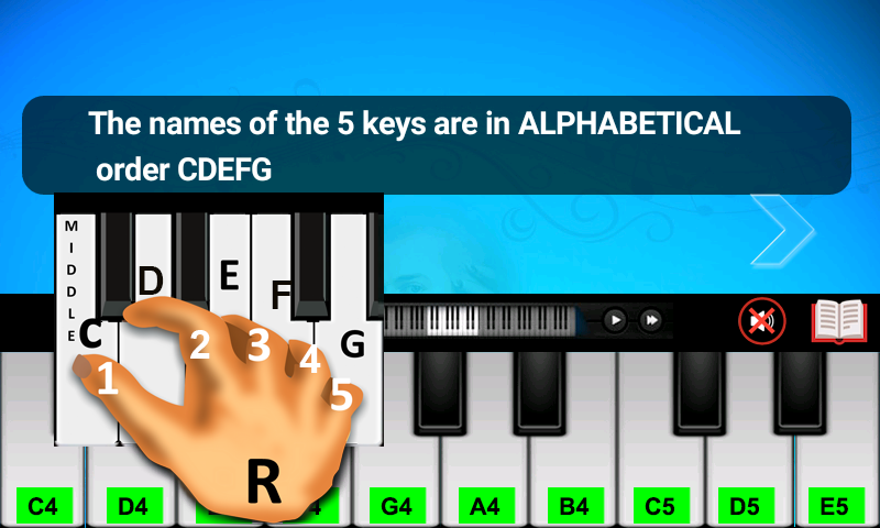 اسکرین شات 4 بازی Real Piano Teacher