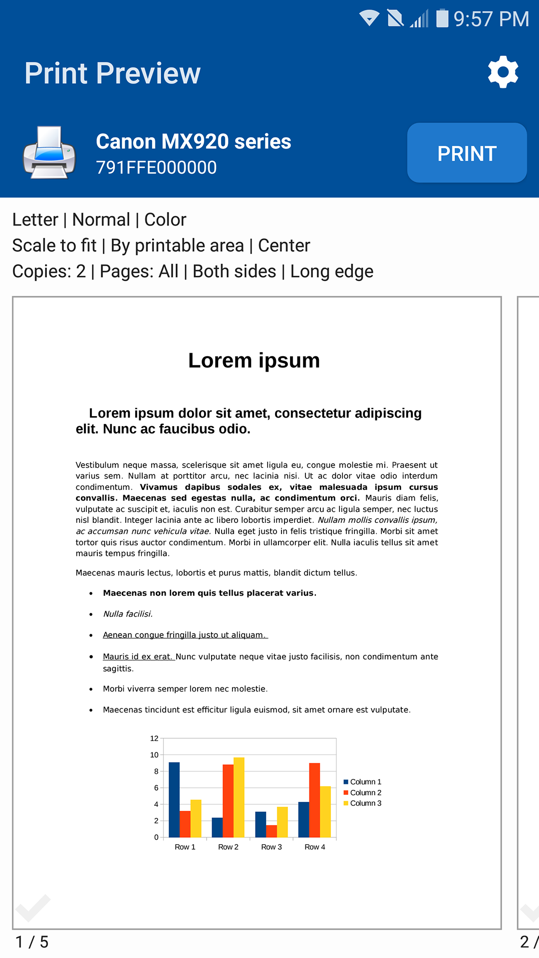 اسکرین شات 3 برنامه NokoPrint - Mobile Printing