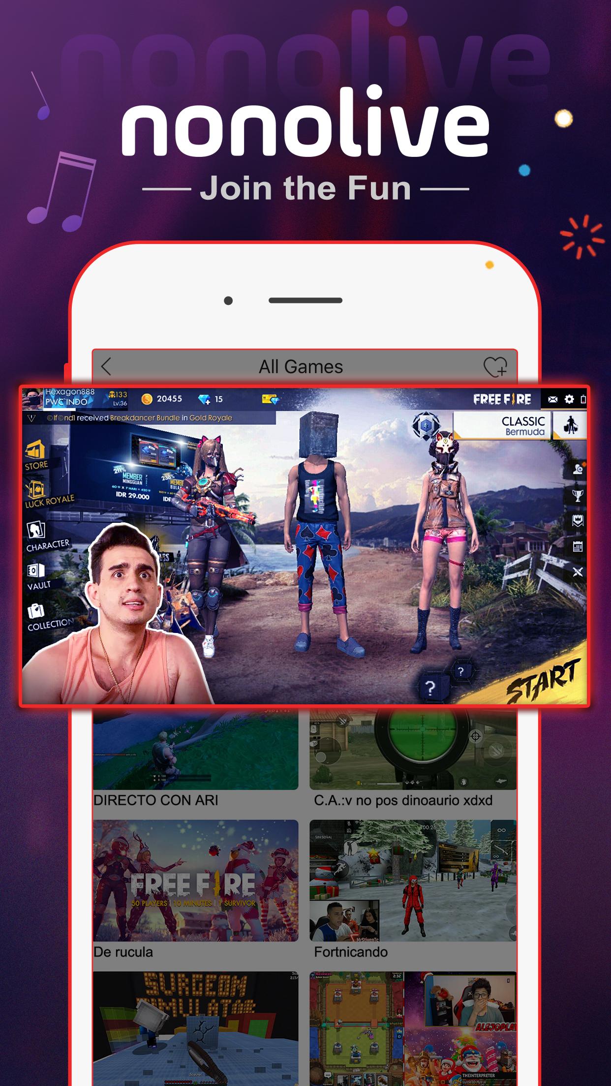 اسکرین شات 6 برنامه Nonolive - Live Streaming